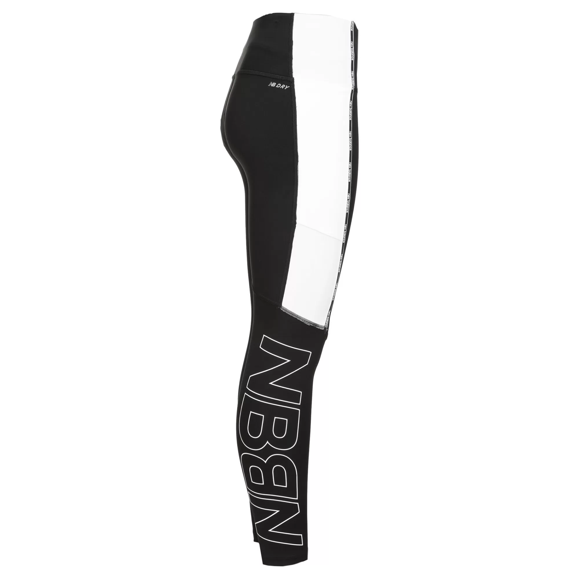 Accelerate Pacer 7/8 Tight Women - Black, White>New Balance Store