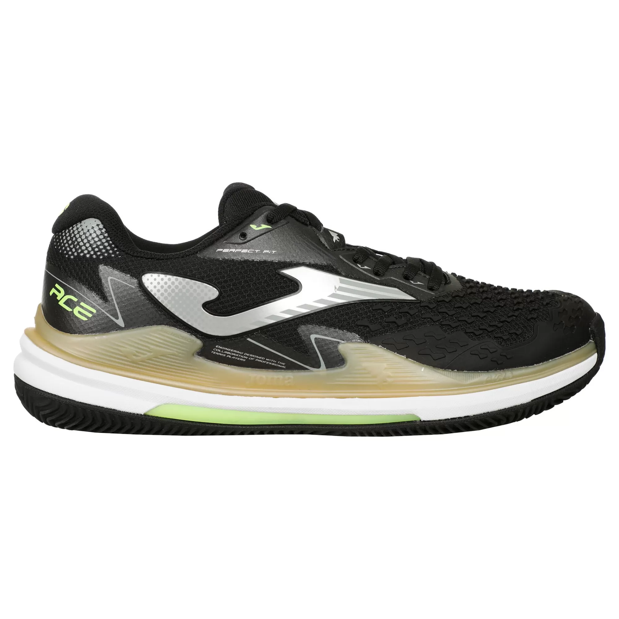 Ace Clay Court Shoe Men - Black, Gold>Joma Cheap