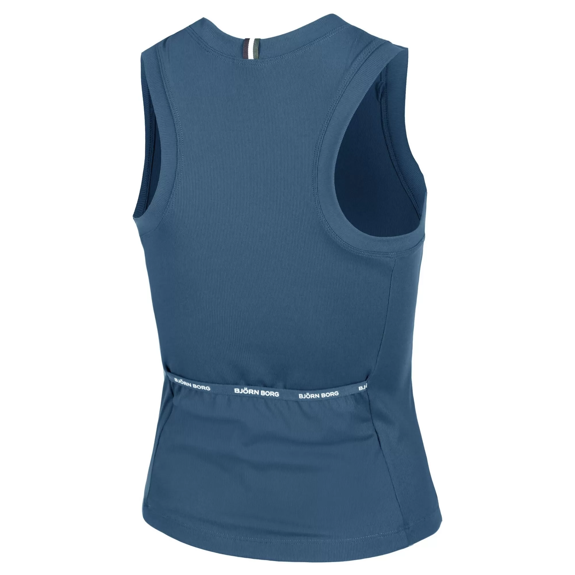 Ace Rib Pocket Tank Top Women - Dark Blue>Björn Borg New