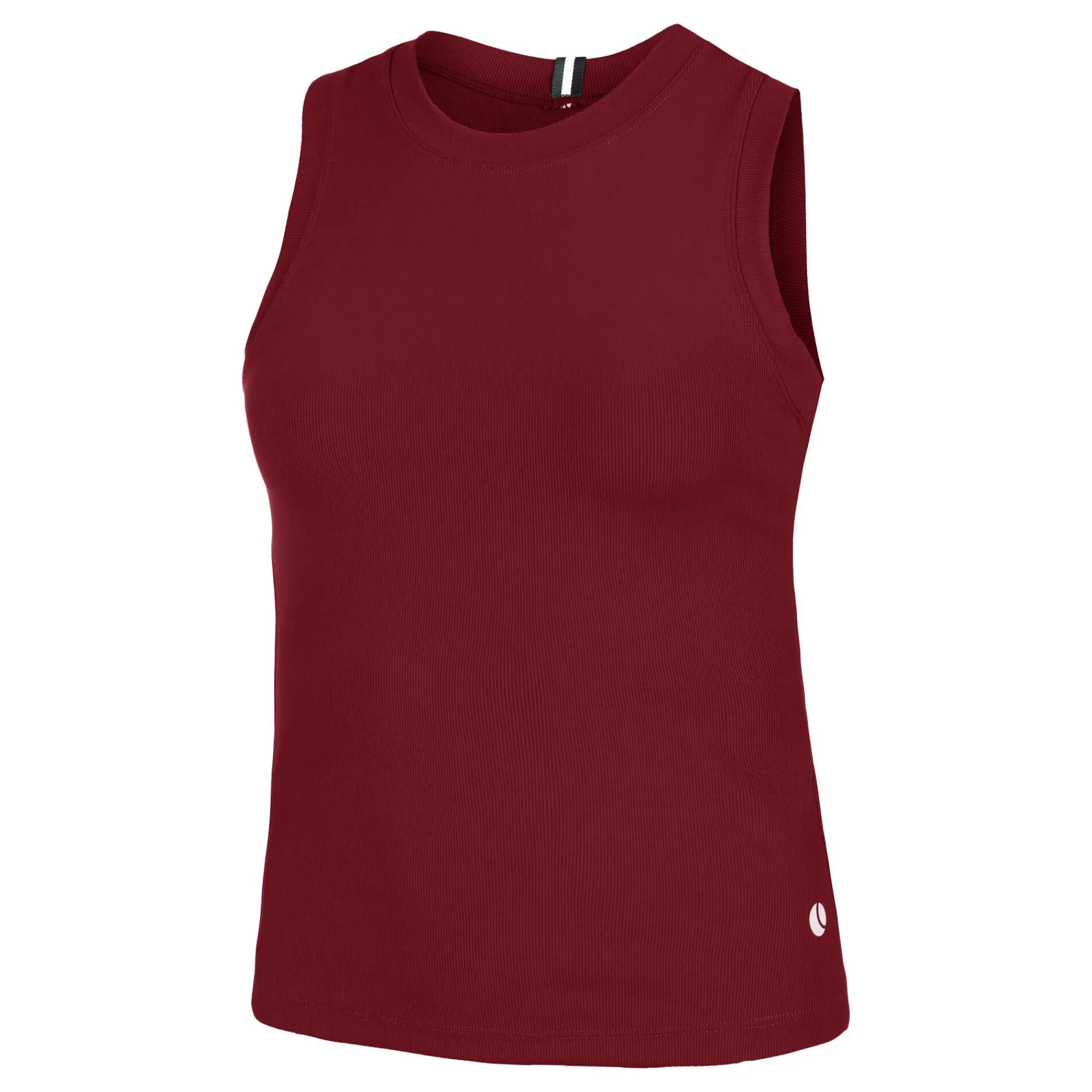 Ace Rib Pocket Tank Top Women - Dark Red>Björn Borg Shop