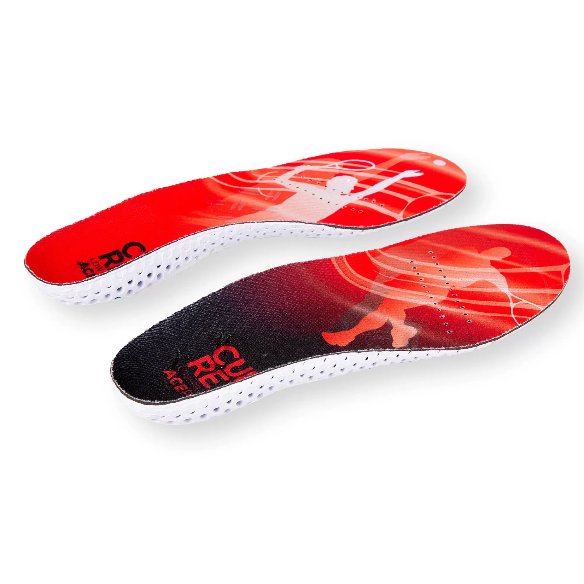 AcePro Low Insoles - Red, Dark Red>CURREX Hot