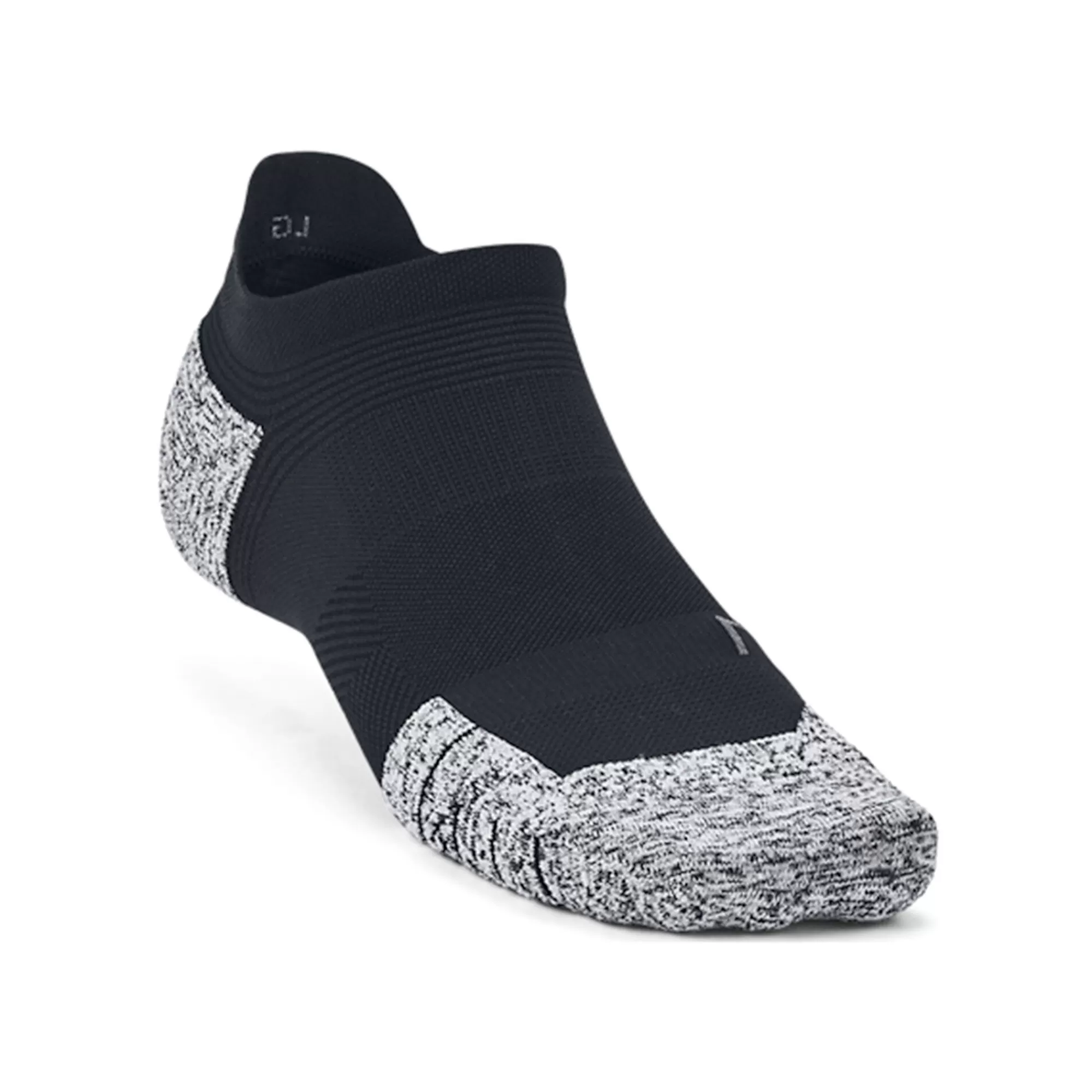 AD Run Cushion NS Tab Running Socks - Black, Grey>Under Armour Online