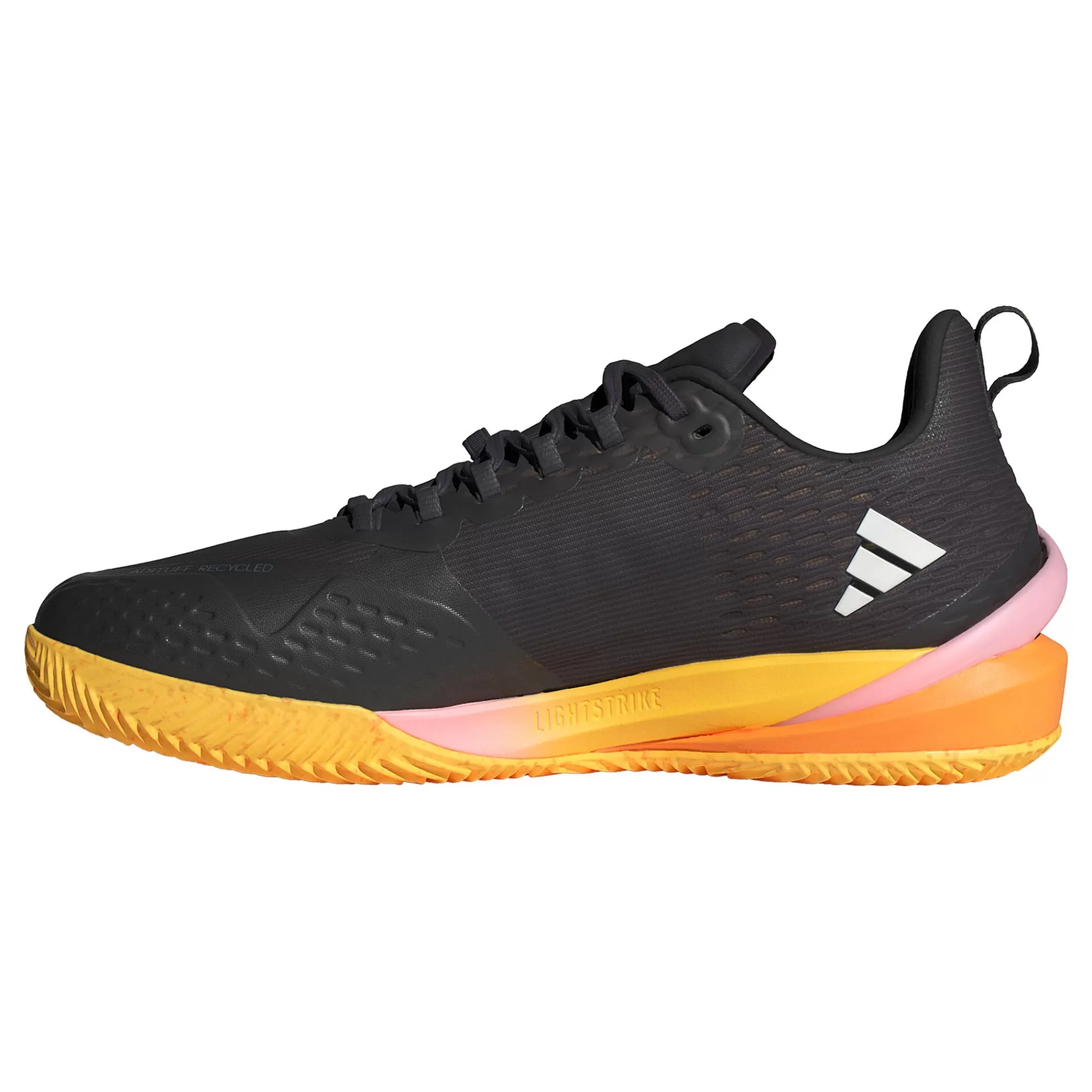 Adizero Cybersonic Clay Court Shoe Men - Black, Orange>adidas Flash Sale
