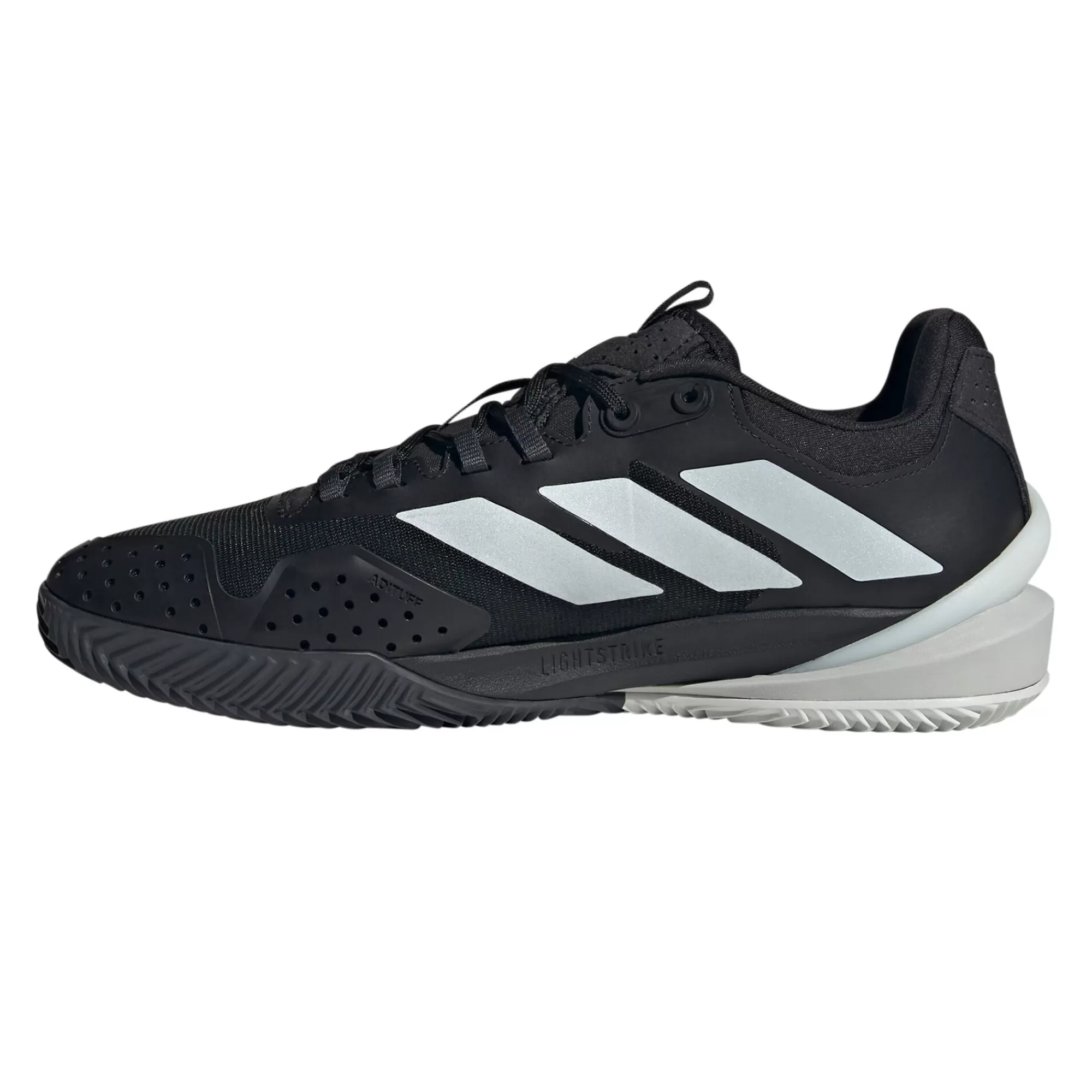 Adizero Cybersonic Clay Court Shoe Men - Black, Silver>adidas Online