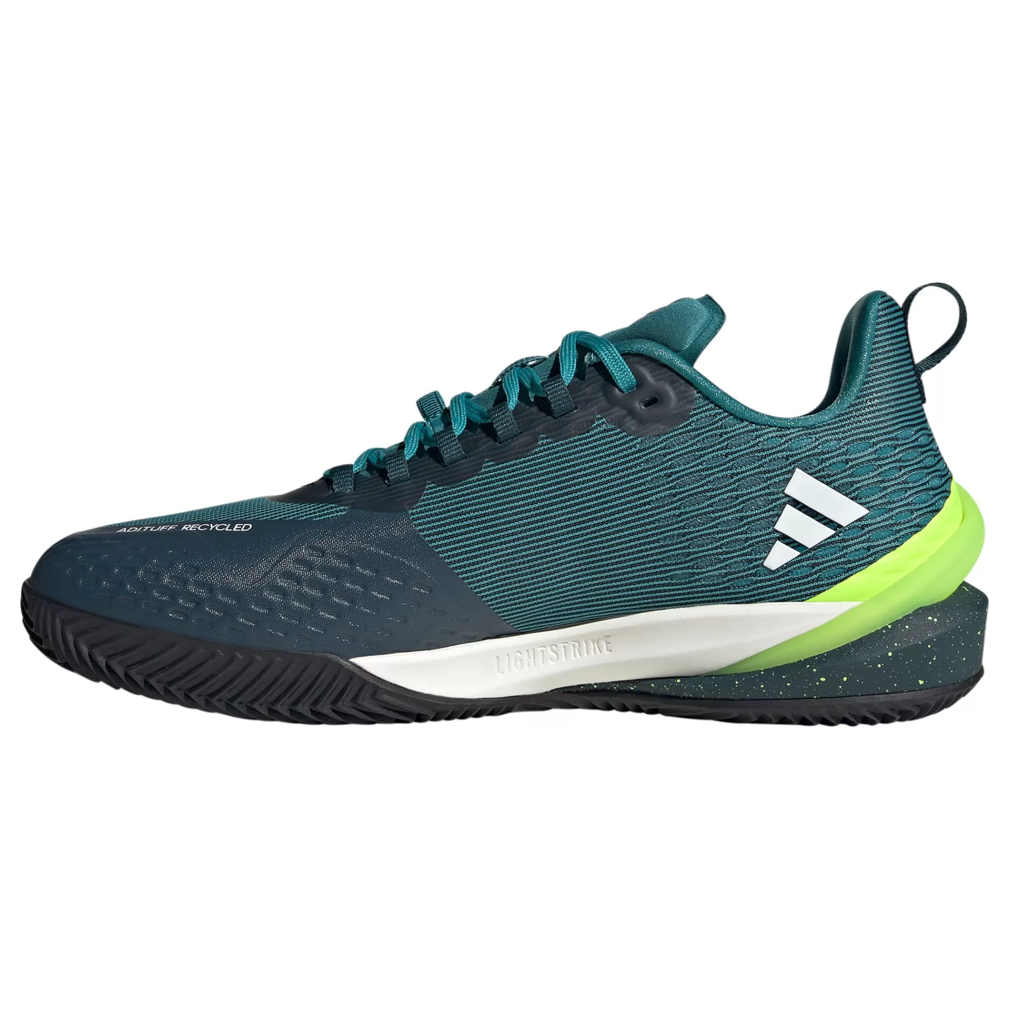 Adizero Cybersonic Clay Court Shoe Men - Blue, Green>adidas Cheap