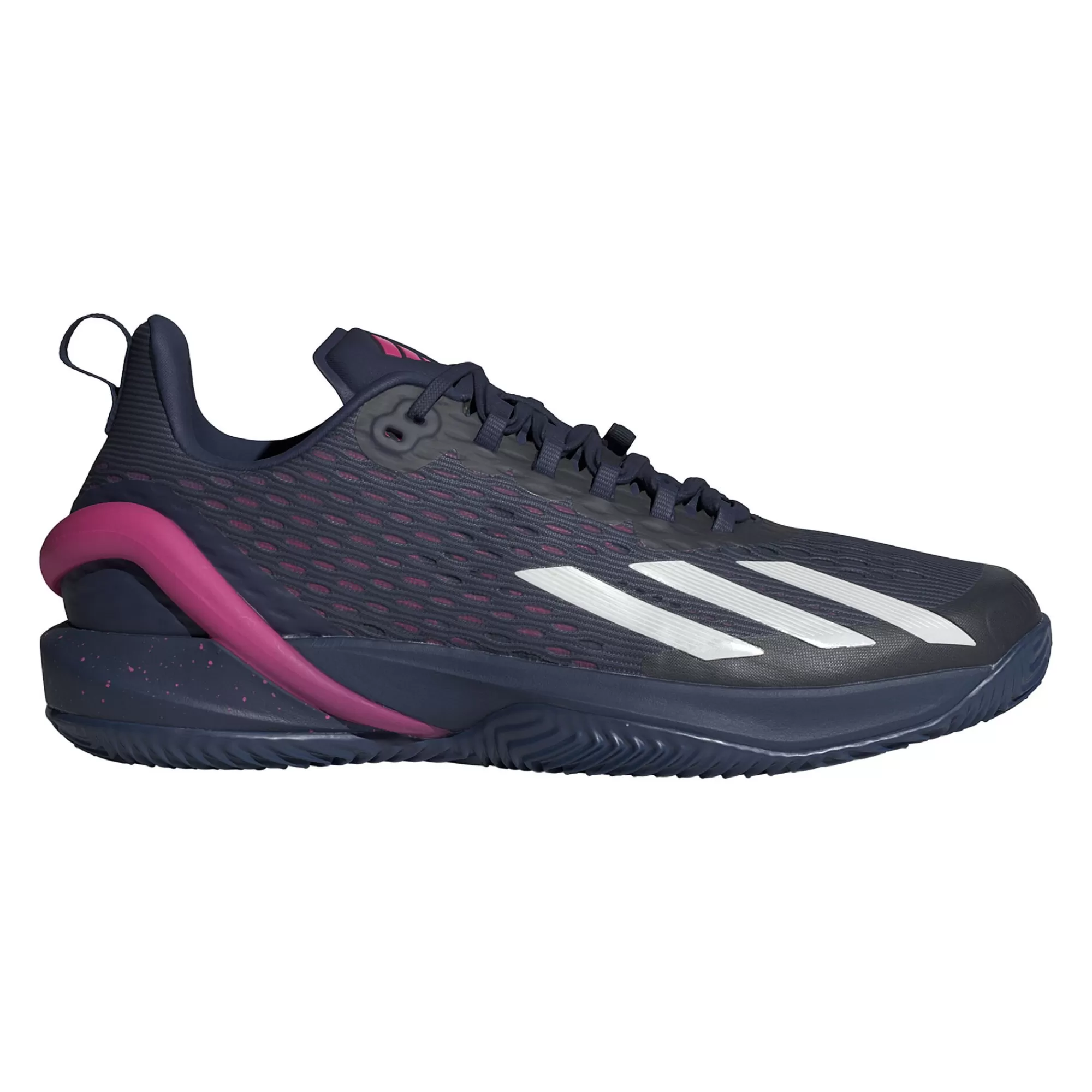 Adizero Cybersonic Clay Court Shoe Men - Dark Blue, White>adidas Best
