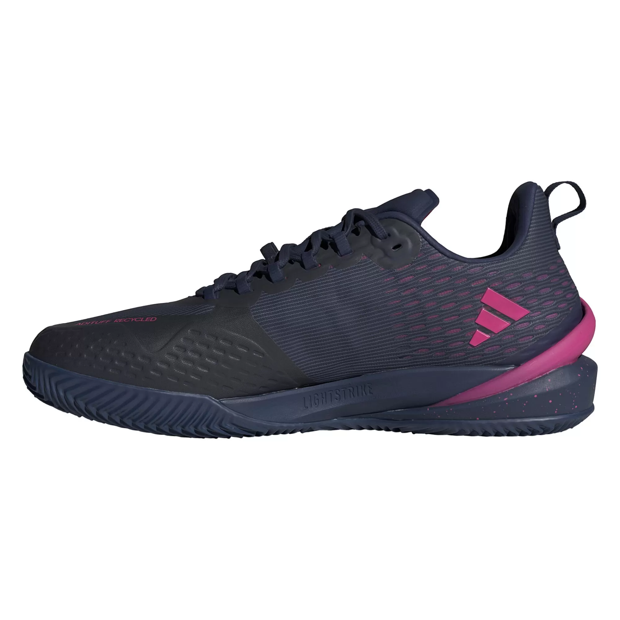 Adizero Cybersonic Clay Court Shoe Men - Dark Blue, White>adidas Best