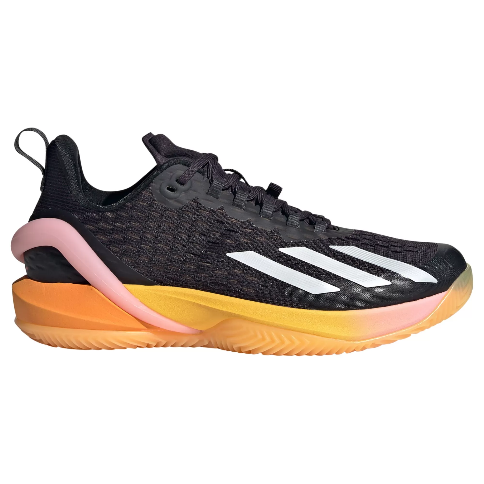Adizero Cybersonic Clay Court Shoe Women - Black, Orange>adidas Online