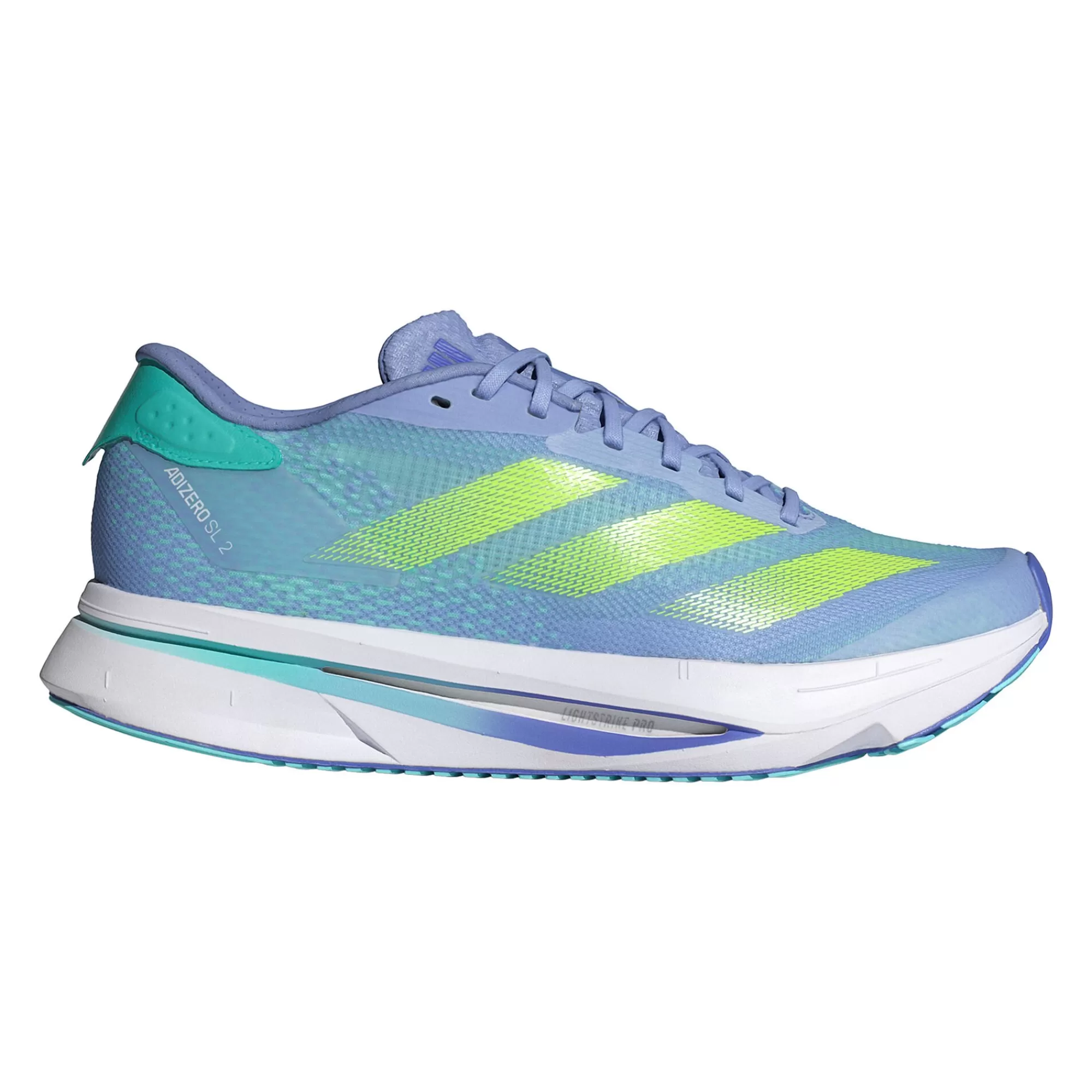 Adizero SL 2 Neutral Running Shoe Women - Light Blue, Lime>adidas Store