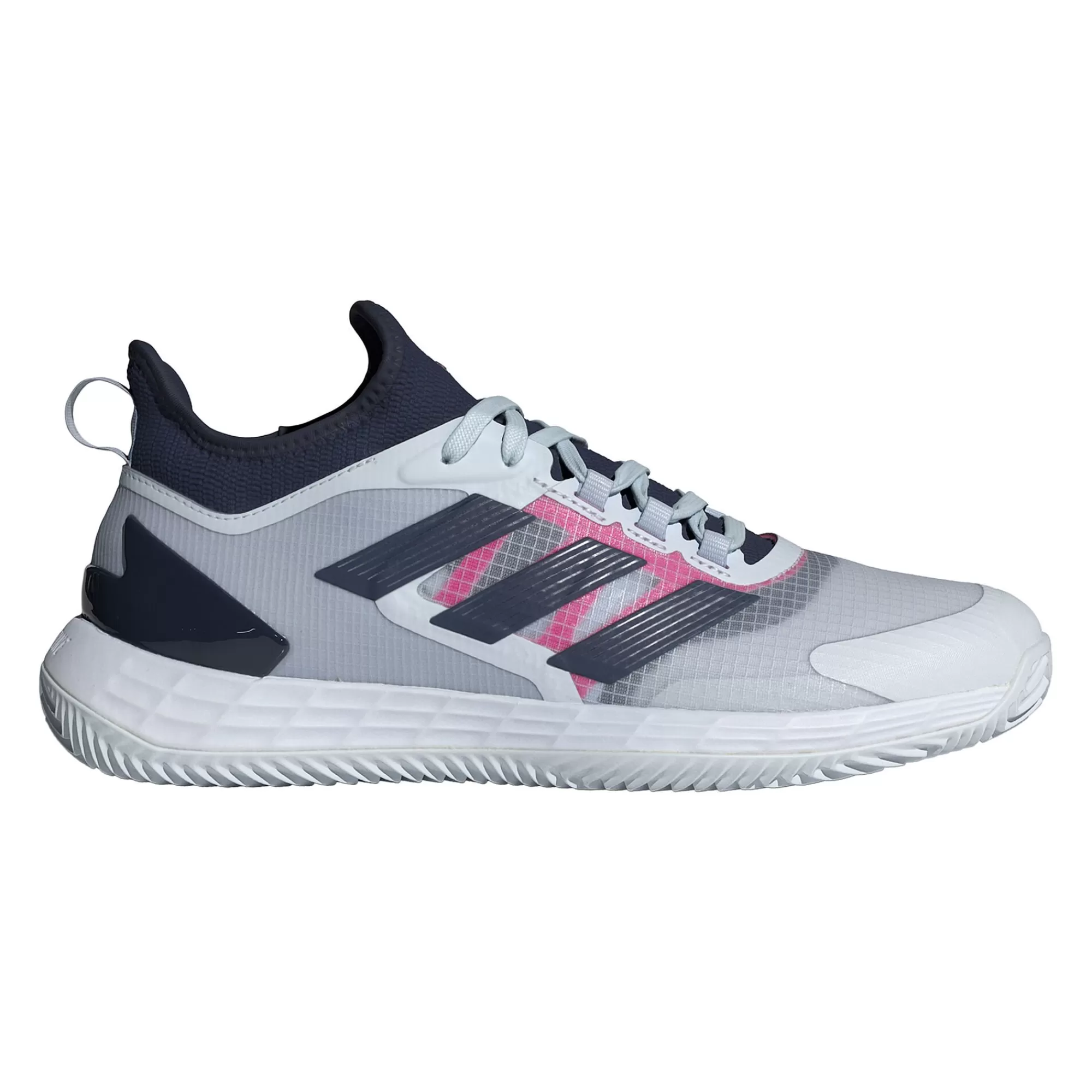 Adizero Ubersonic 4.1 Clay Court Shoe Men - Lightgrey, Dark Blue>adidas Cheap
