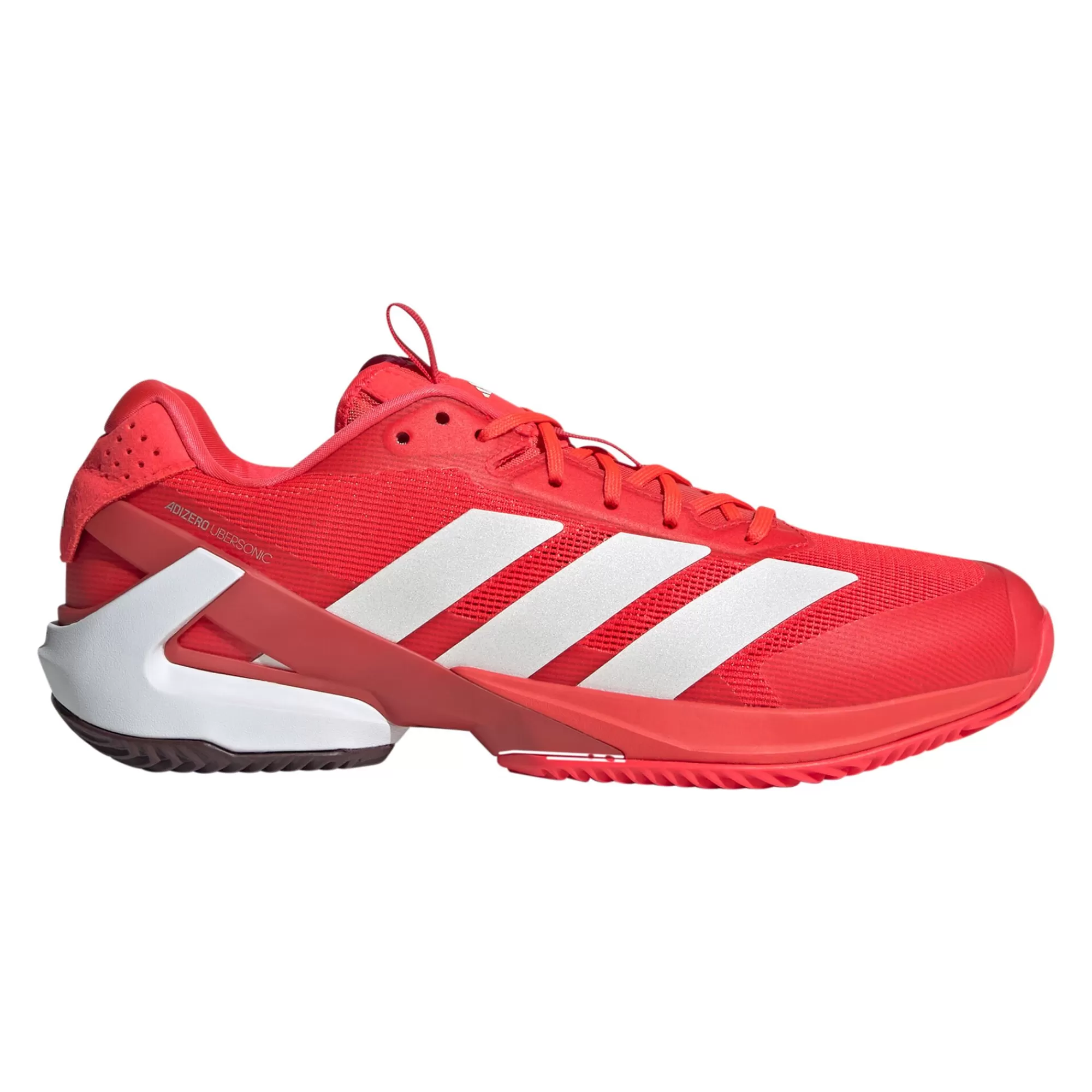 Adizero Ubersonic 5 Clay Court Shoe Men - Red, White>adidas Shop