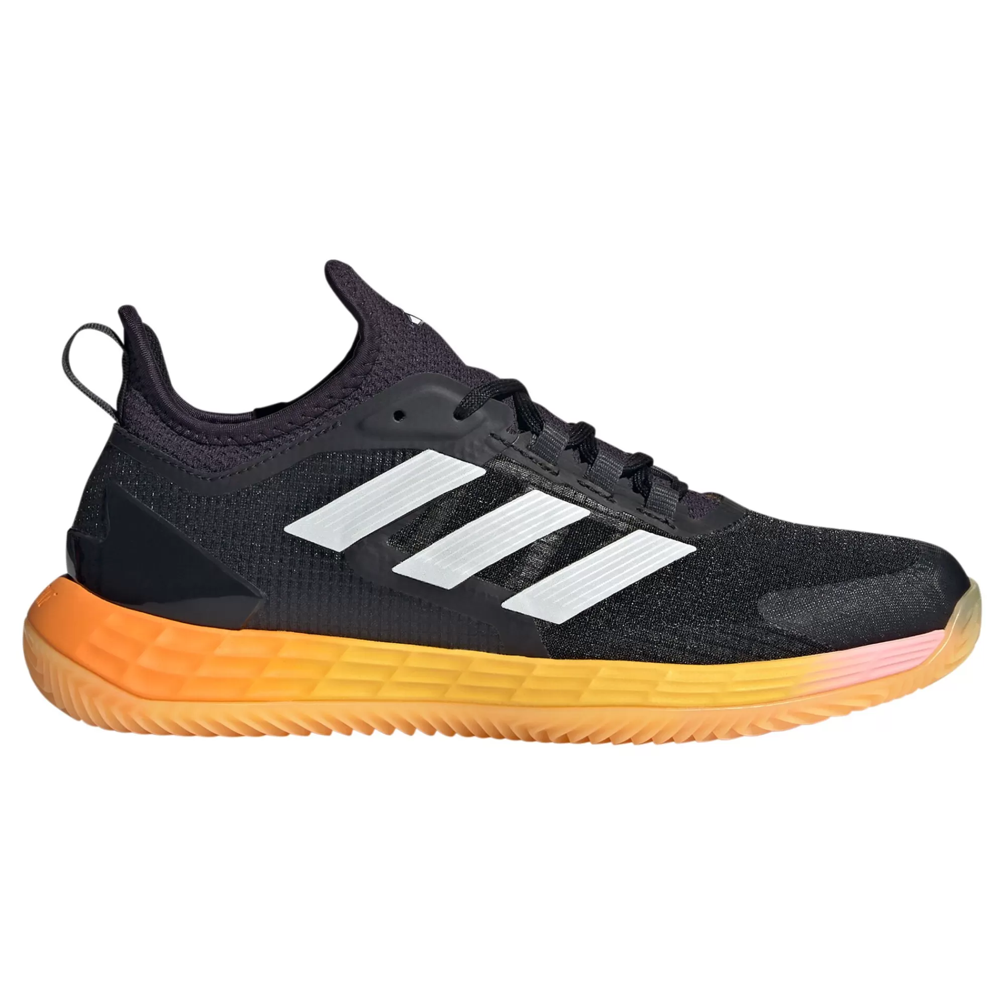 Adizero Ubersonic 4.1 Clay Court Shoe Women - Black, Orange>adidas Best