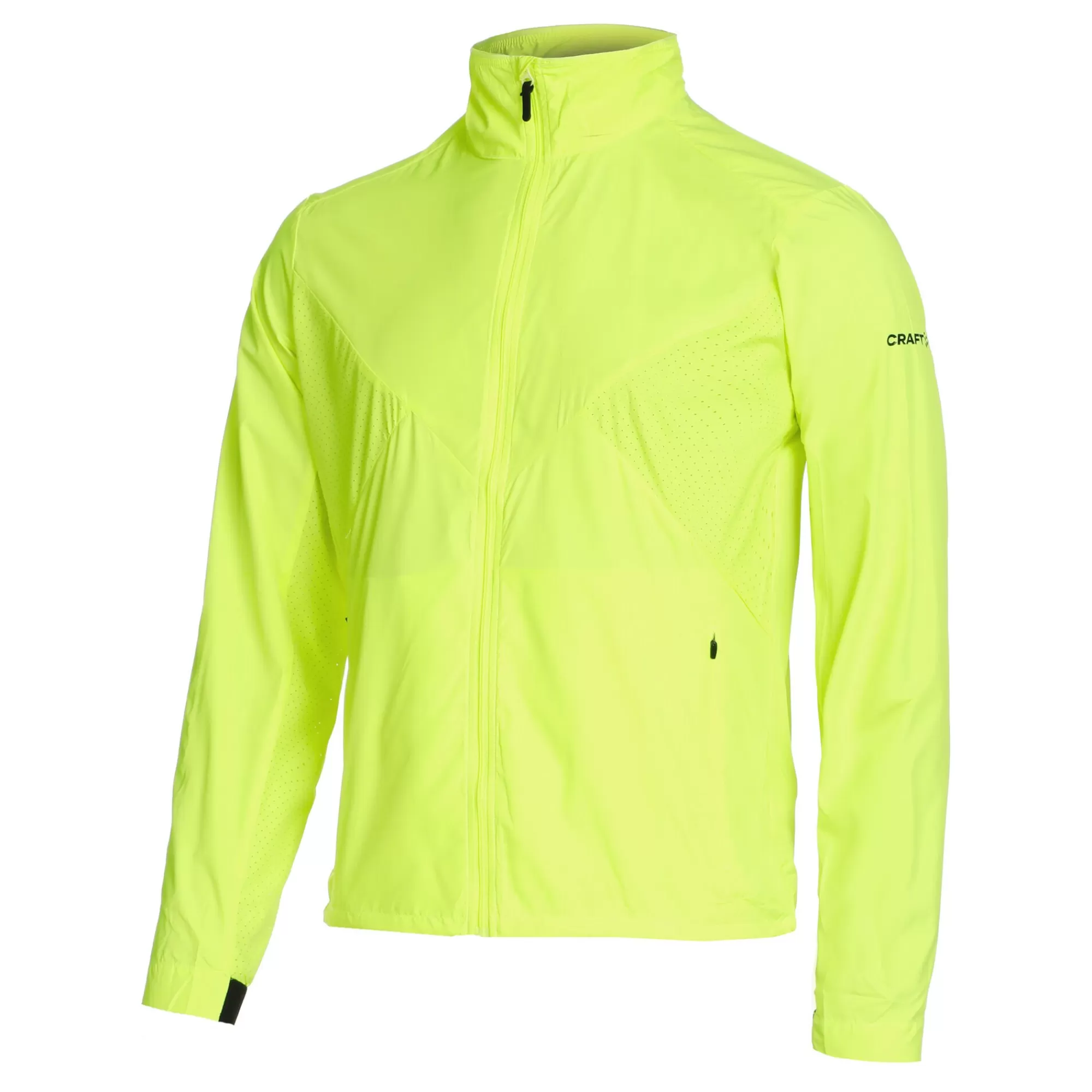 ADV Essence Wind Running Jacket Men - Neon Yellow>Craft Hot