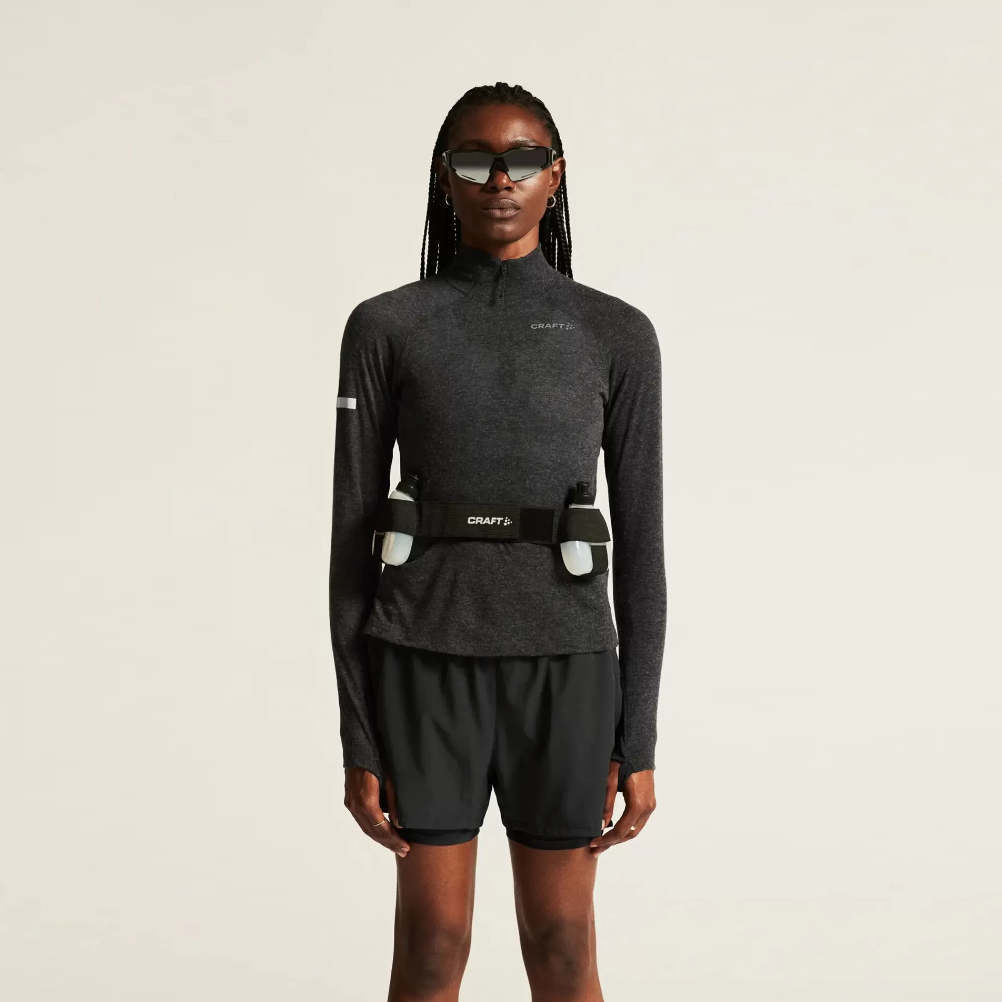 ADV SUBZ Wool 3 Running Shirt Women - Dark Grey>Craft Flash Sale