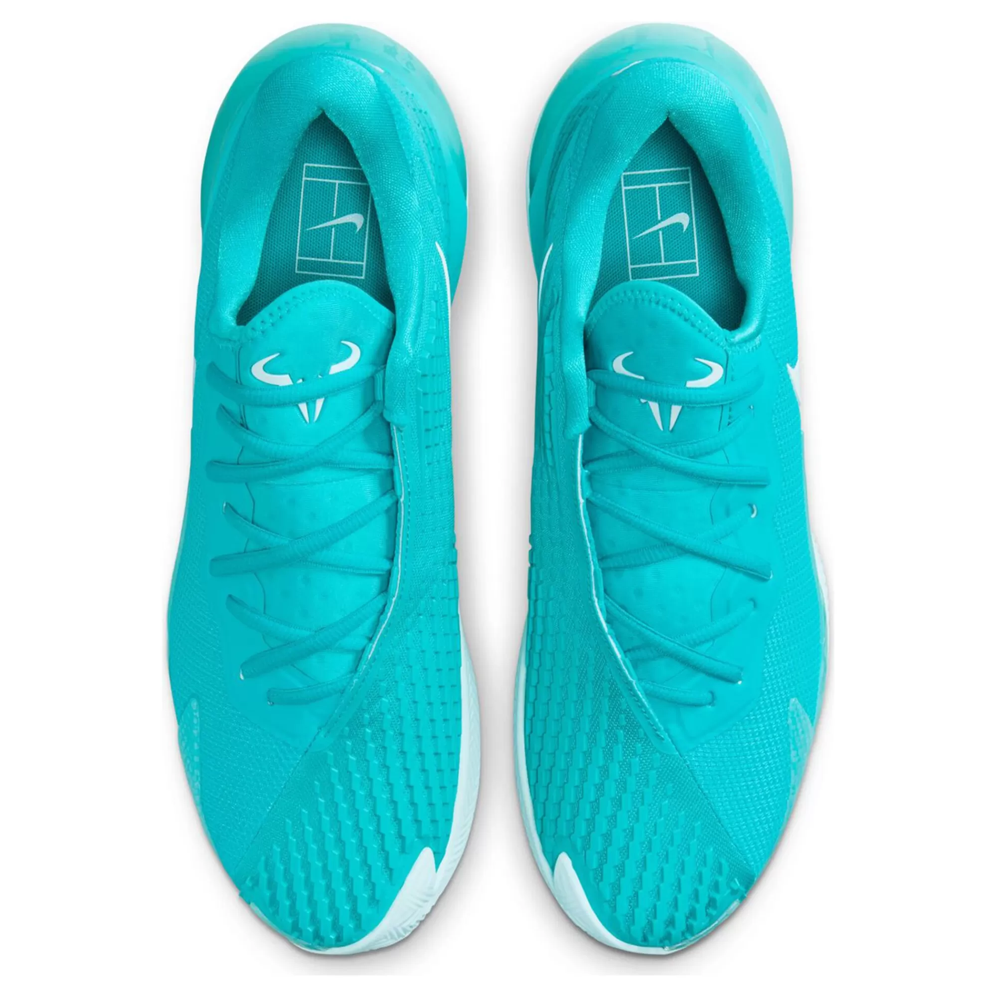 Air Zoom Vapor Cage 4 Rafa Clay Court Shoe Men - Turquoise, White>Nike Cheap