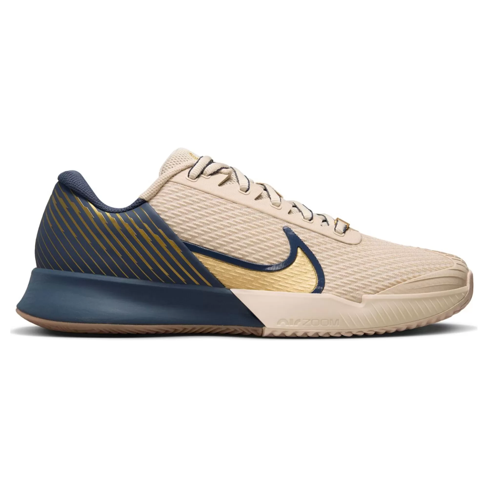 Air Zoom Vapor Pro 2 PRM Clay Court Shoe Men - Beige, Dark Blue>Nike Clearance