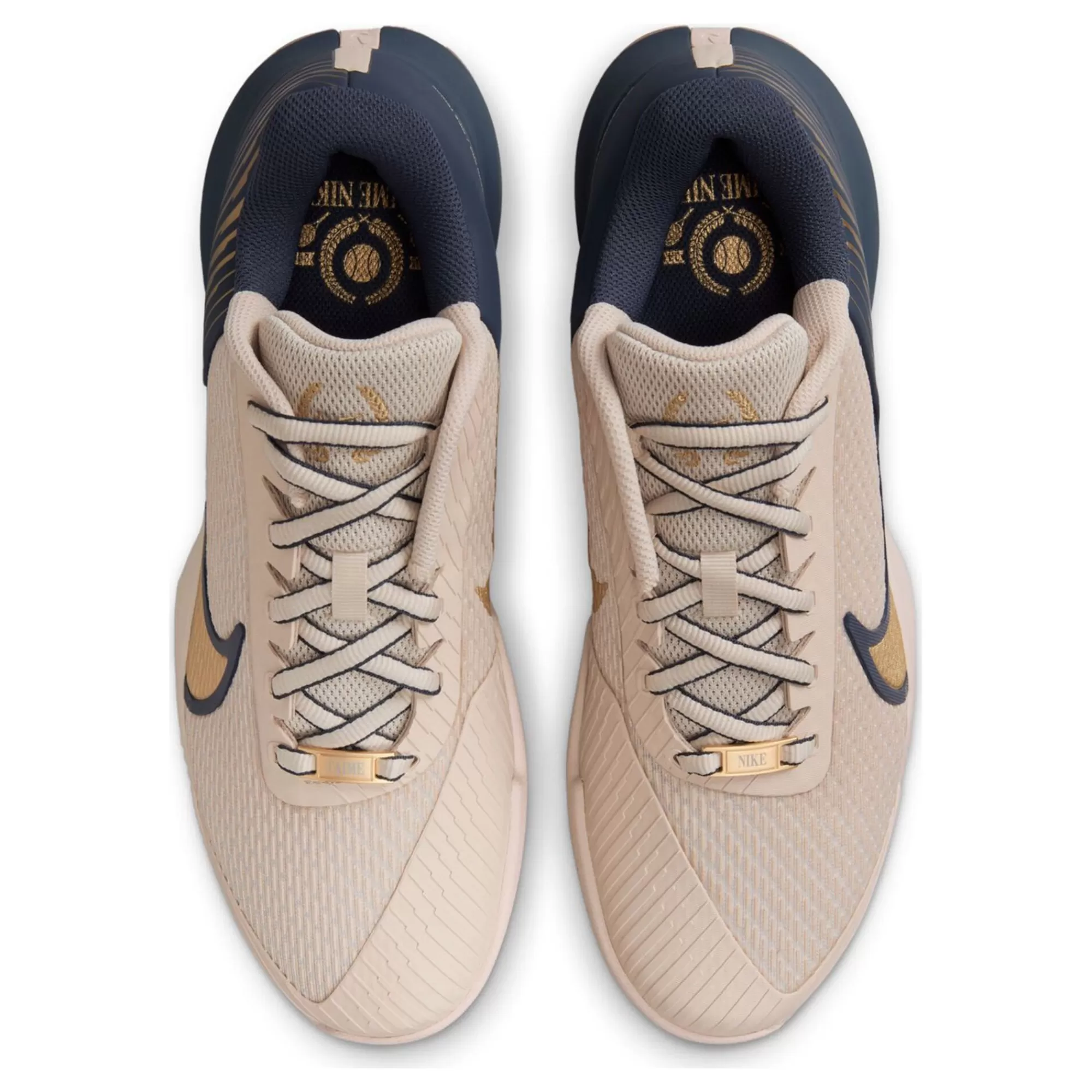 Air Zoom Vapor Pro 2 PRM Clay Court Shoe Men - Beige, Dark Blue>Nike Clearance