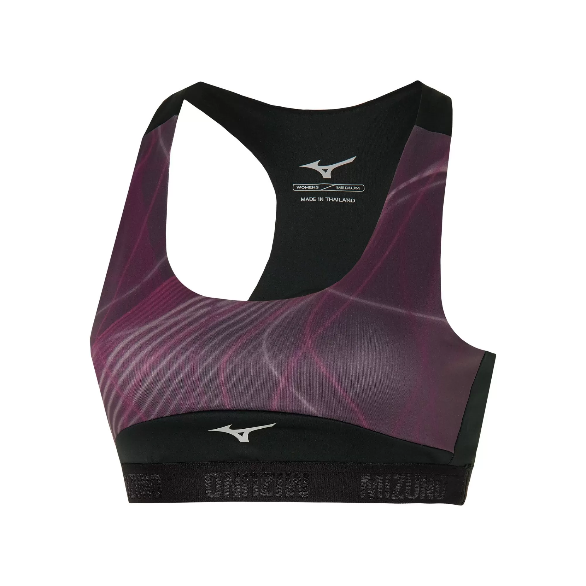 Alpha Graphic Sports Bras Women - Violet, Black>Mizuno Best
