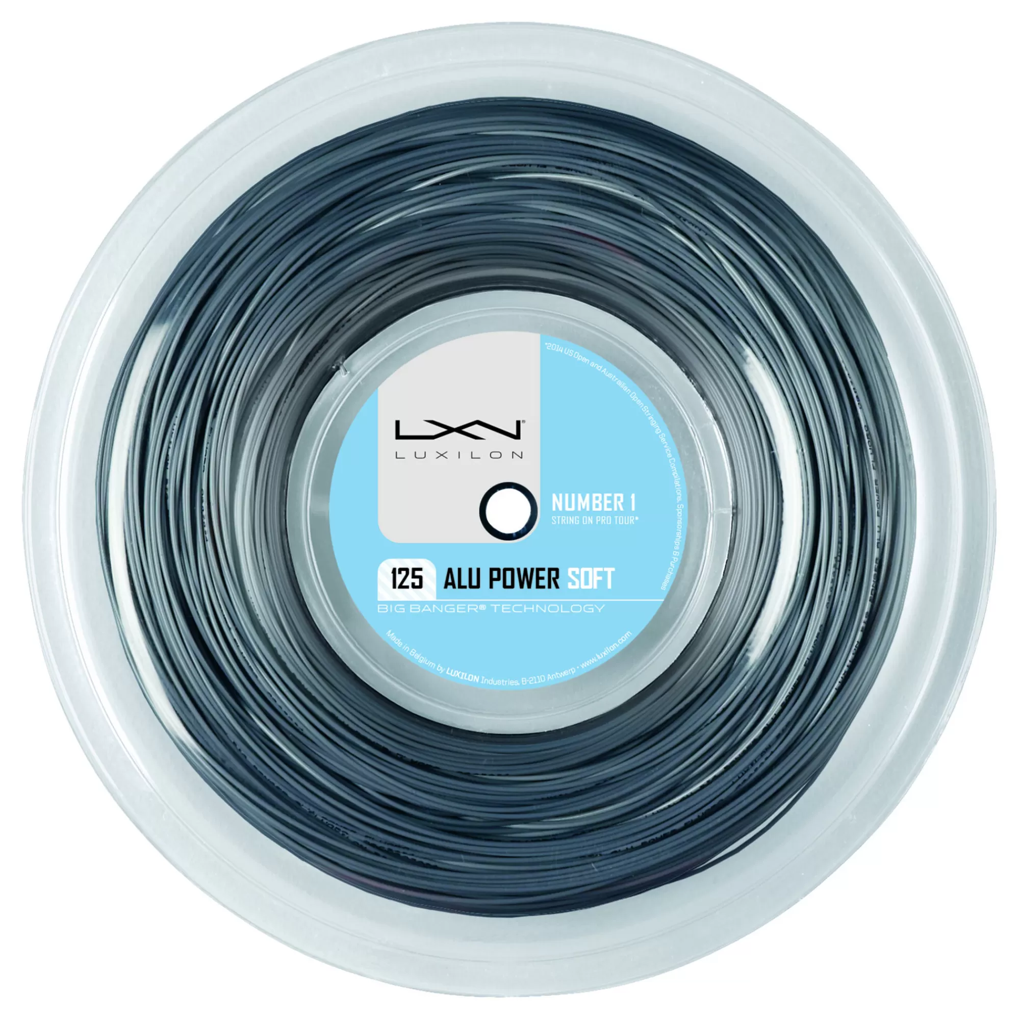 Alu Power Soft String Reel 200m - Silver>Luxilon Clearance