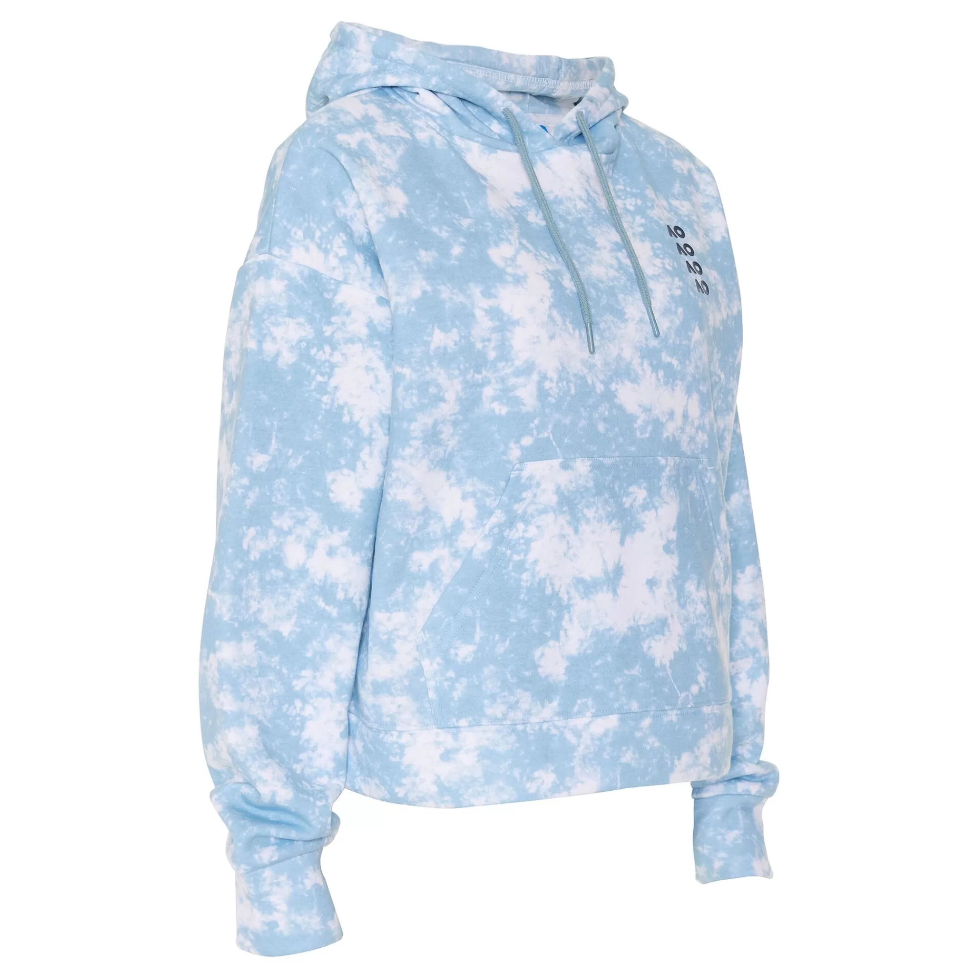 AO Tie Dye Hoody Women - Light Blue, White>Australian Open Shop