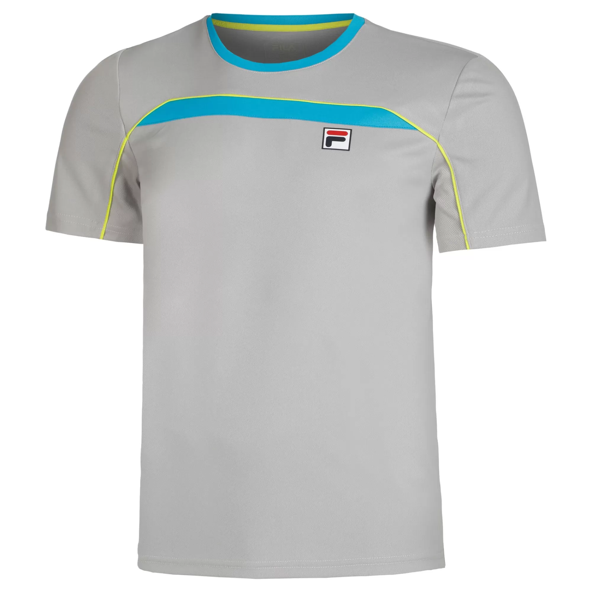 Asher T-Shirt Men - Silver, Turquoise>Fila Outlet
