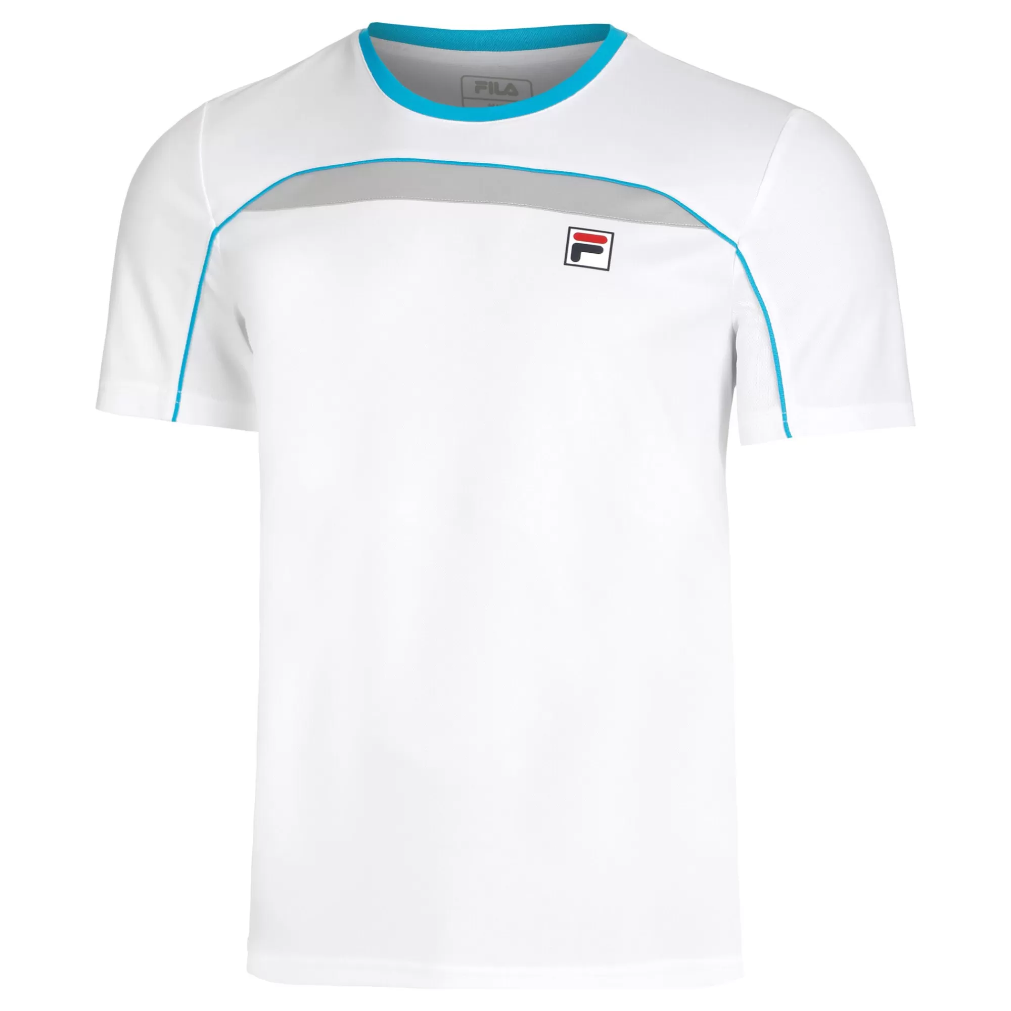 Asher T-Shirt Men - White, Silver>Fila Clearance