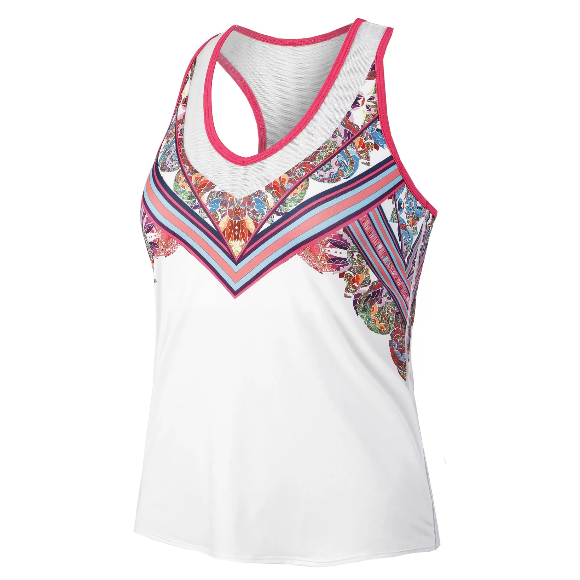 Athens Tank Top Women - White, Multicoloured>Lucky in Love Cheap