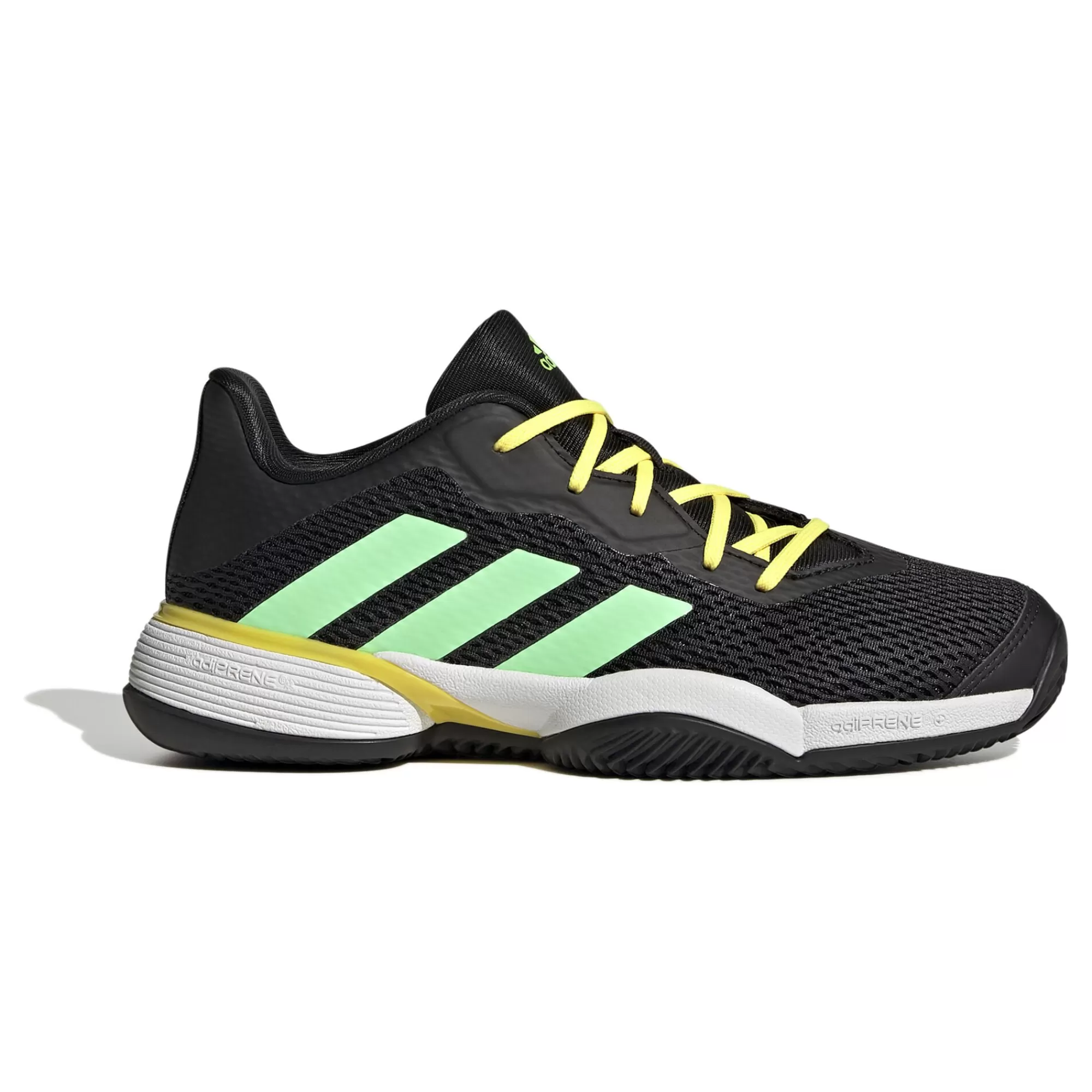 Barricade Clay Court Shoe Kids - Black, Green>adidas Outlet