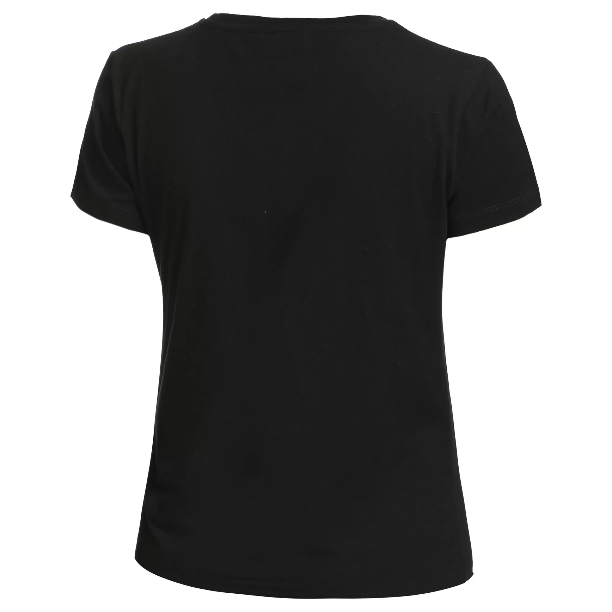 Baseline Logo Glitter T-Shirt Women - Black, Pink>Quiet Please Store