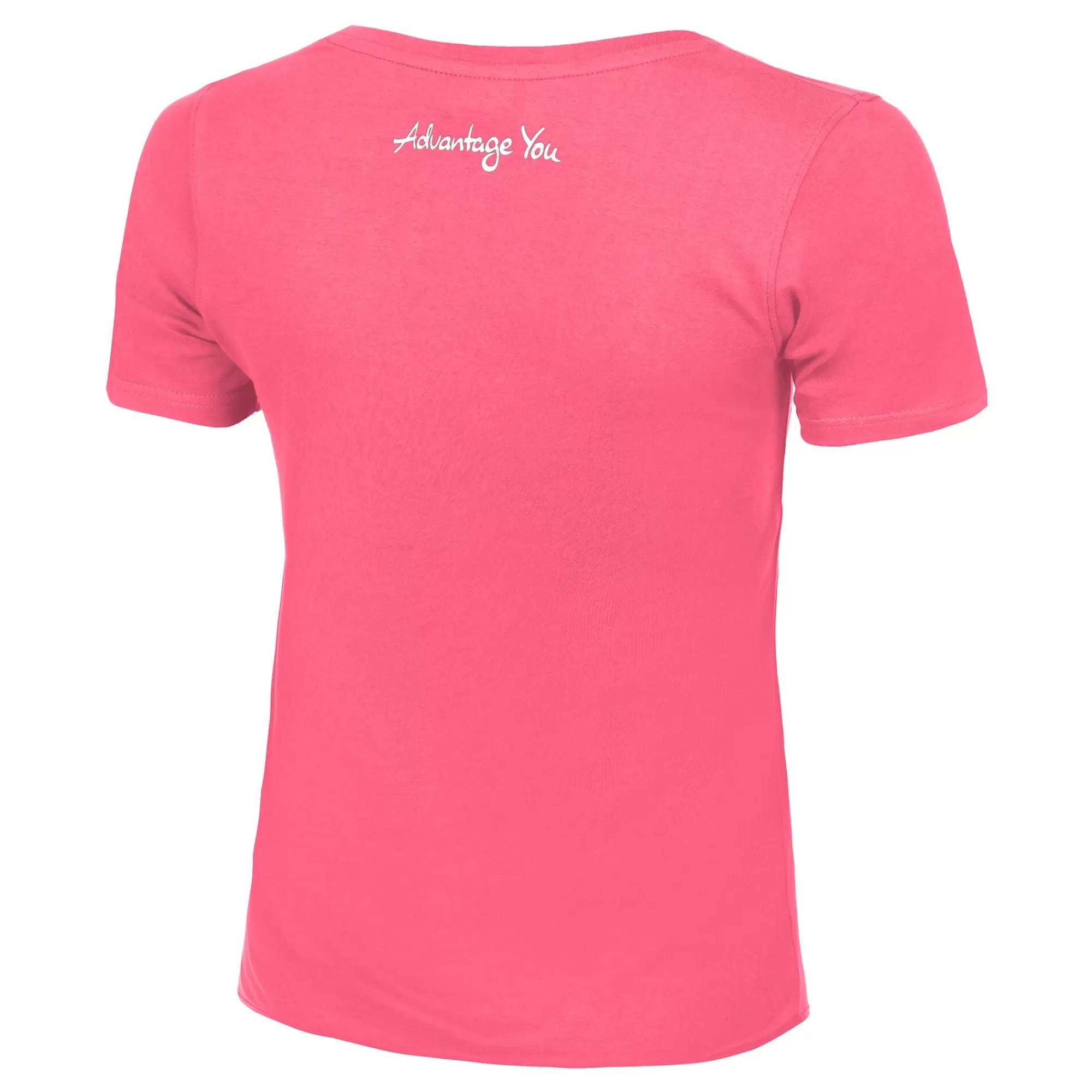 Basic Cotton T-Shirt Women - Pink, White>Tennis-Point Store