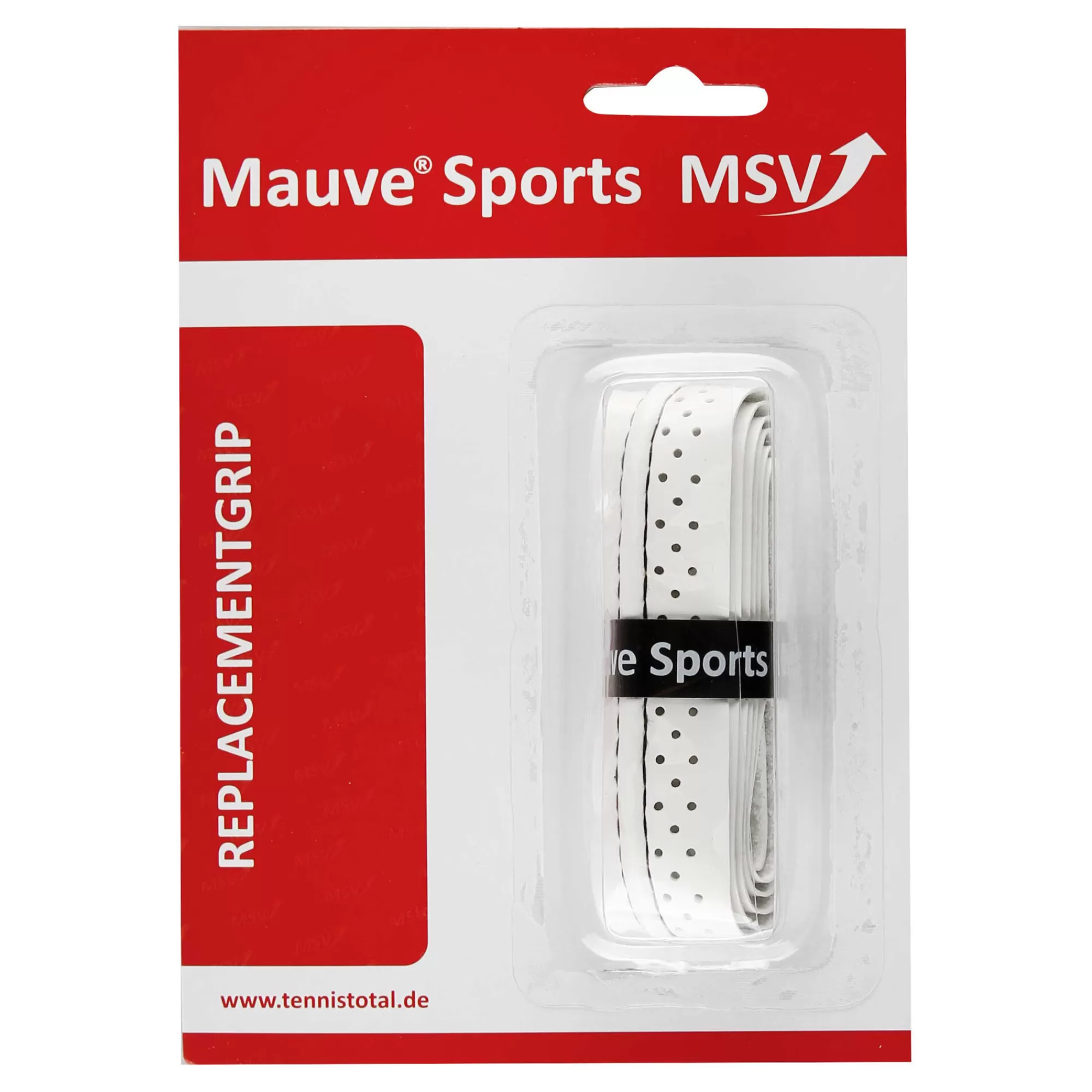 Basic Grip Soft-Stich Perforated And Stitched 1 Pack - White>MSV Outlet