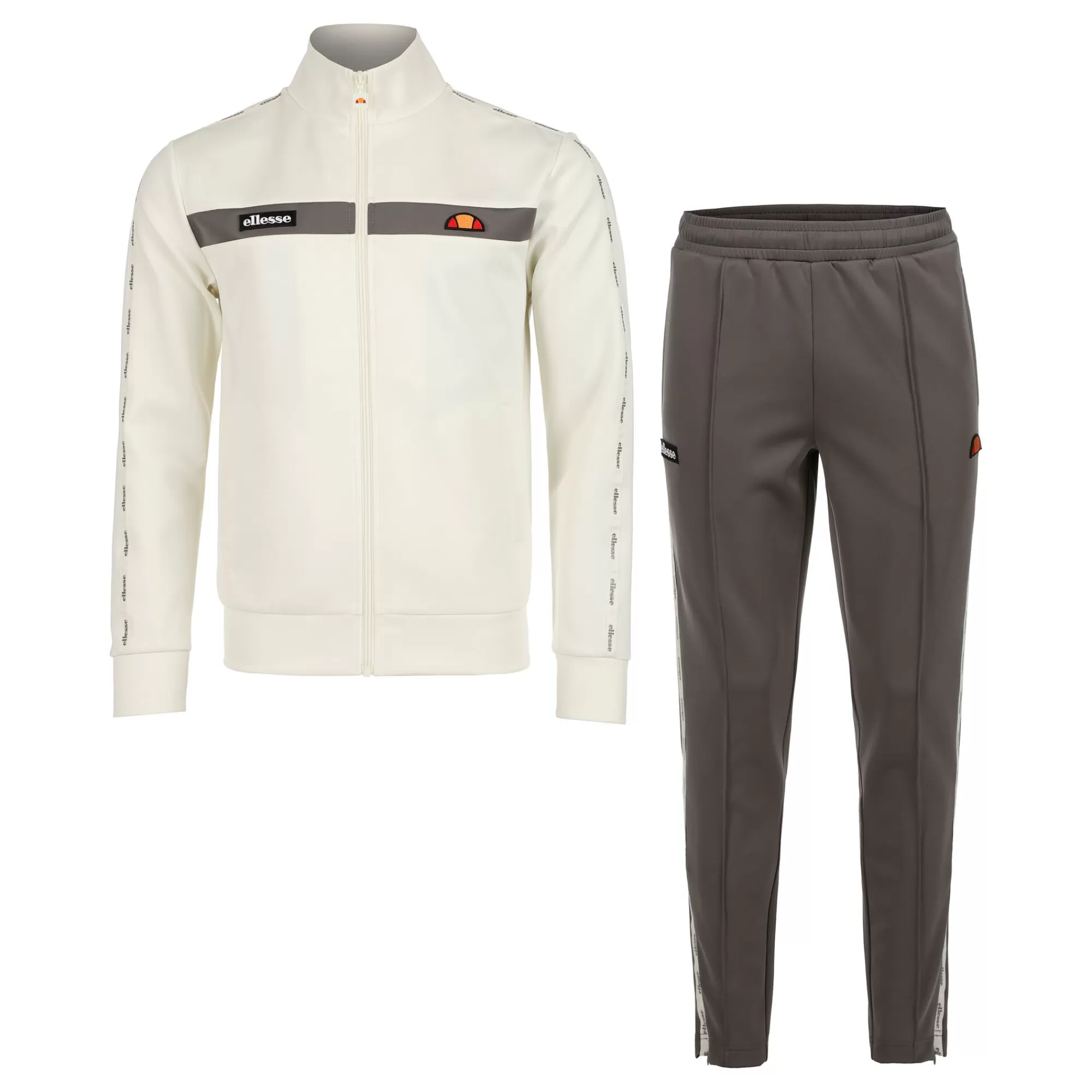 Bidollo Tracksuit Men - Cream, Grey>Ellesse Flash Sale