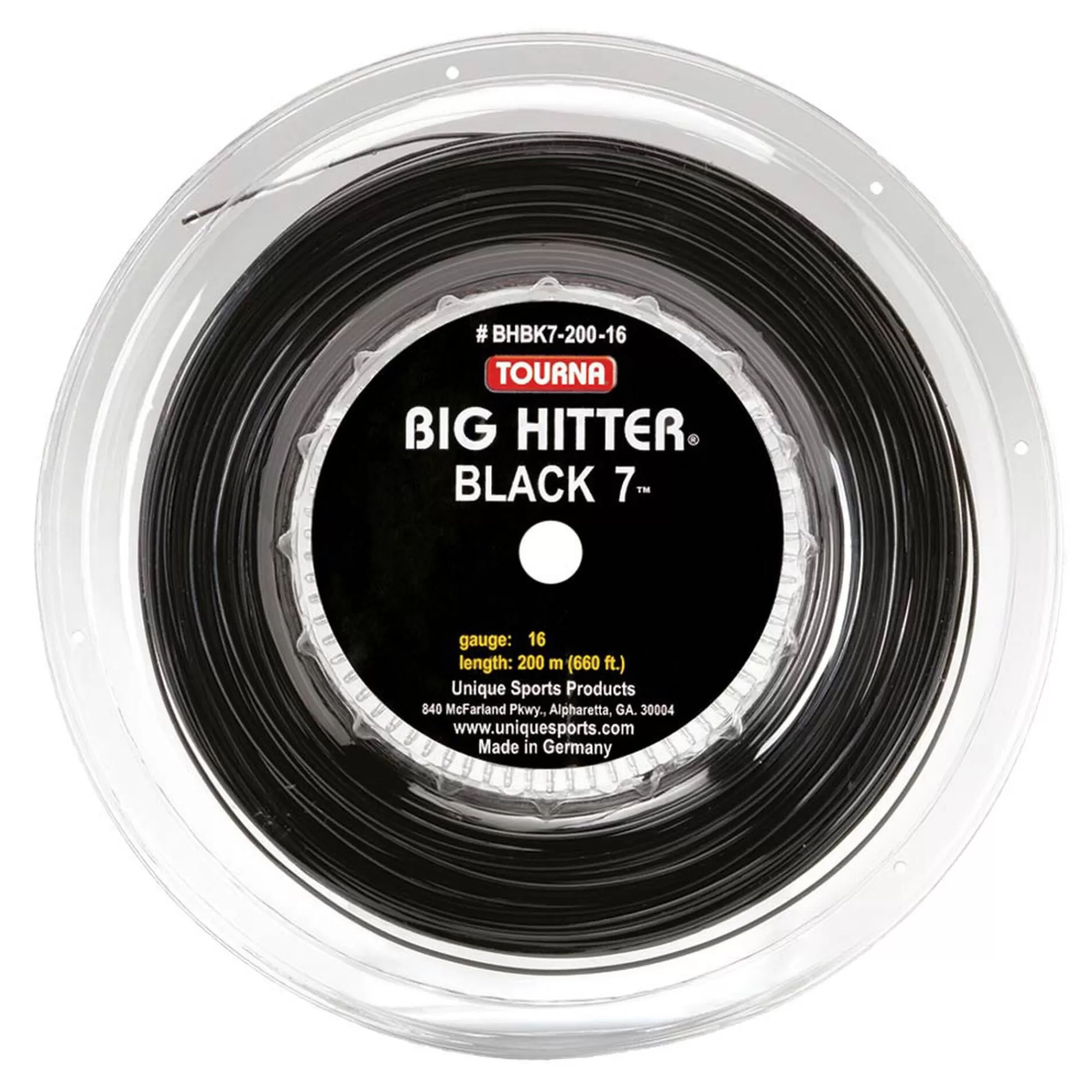 Big Hitter 7 String Reel 220m - Black>Tourna Shop
