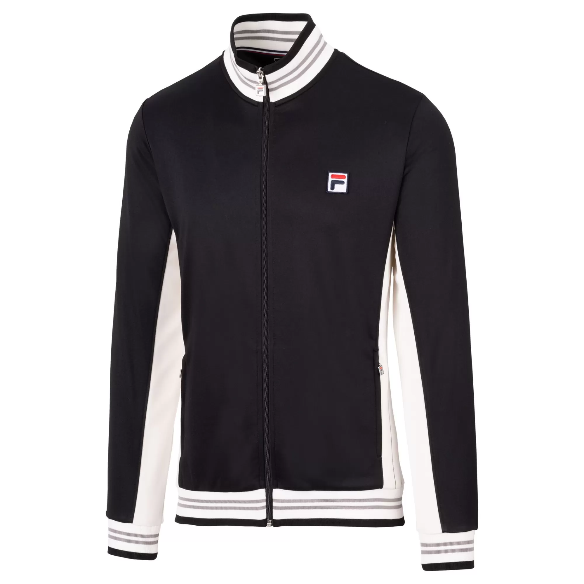 Björn Training Jacket Men - Black, White>Fila Fashion
