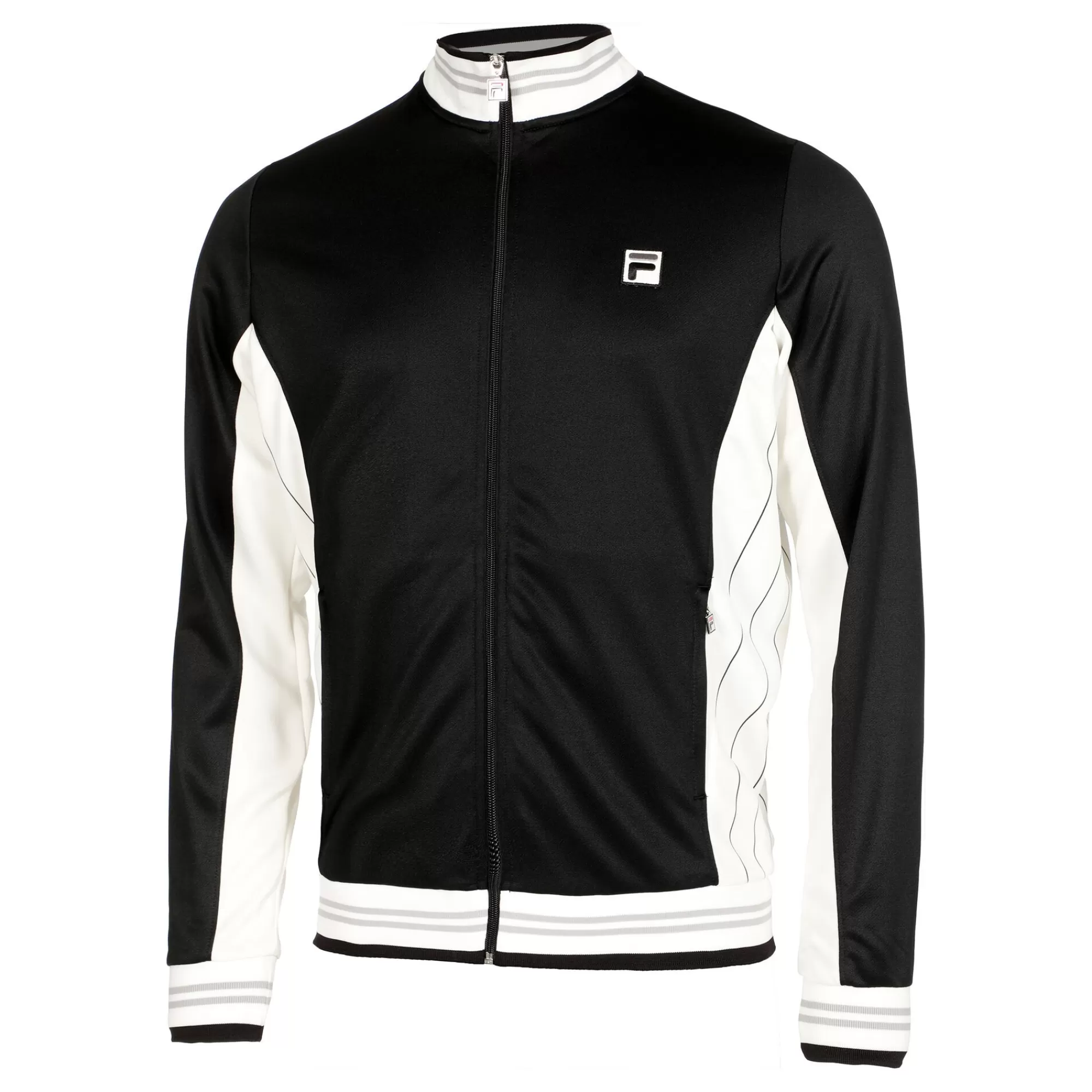 Björn Training Jacket Men - Black, White>Fila Outlet