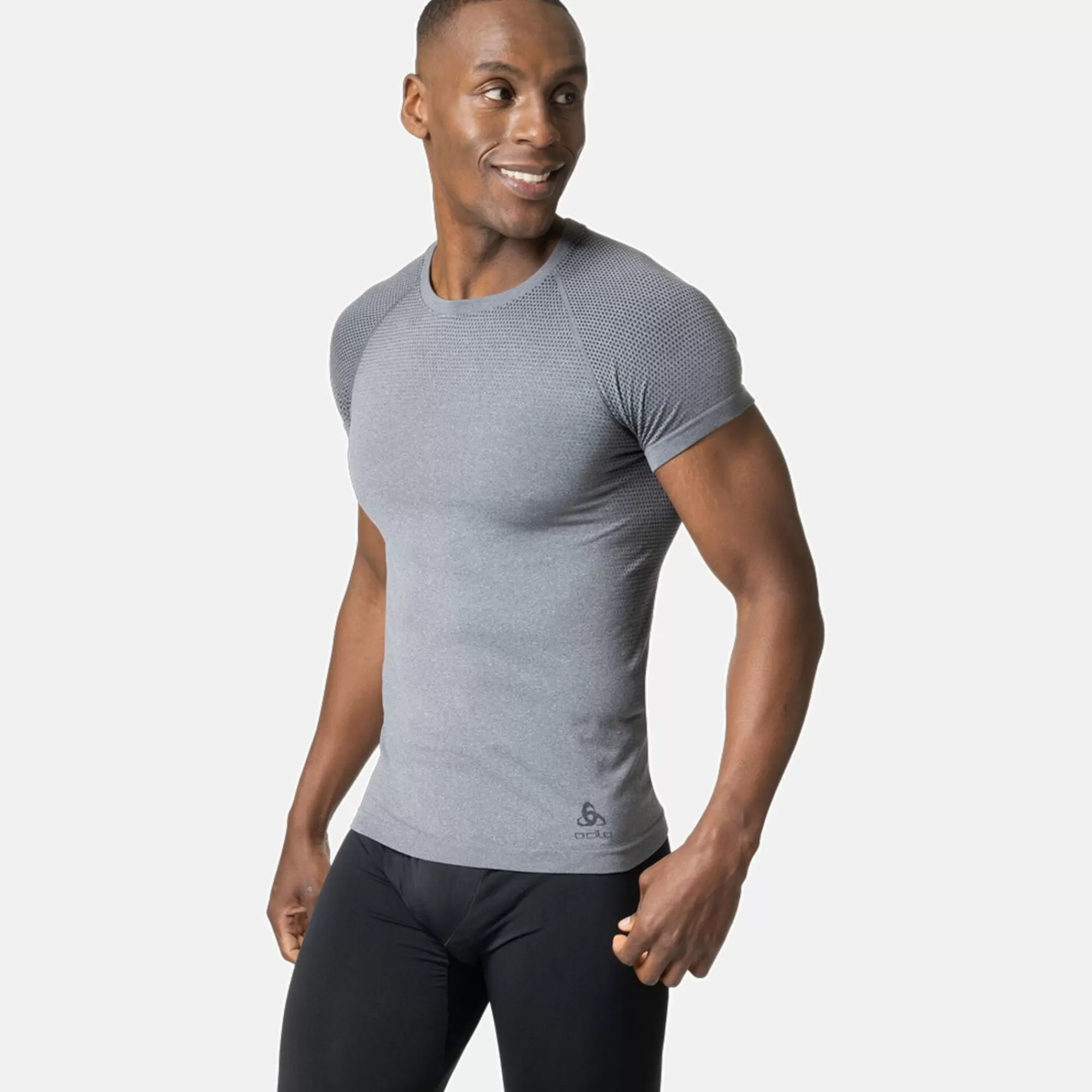 BL Top Crew Neck Shortsleeve Performance Light Eco Running Shirt Men ->Odlo Best