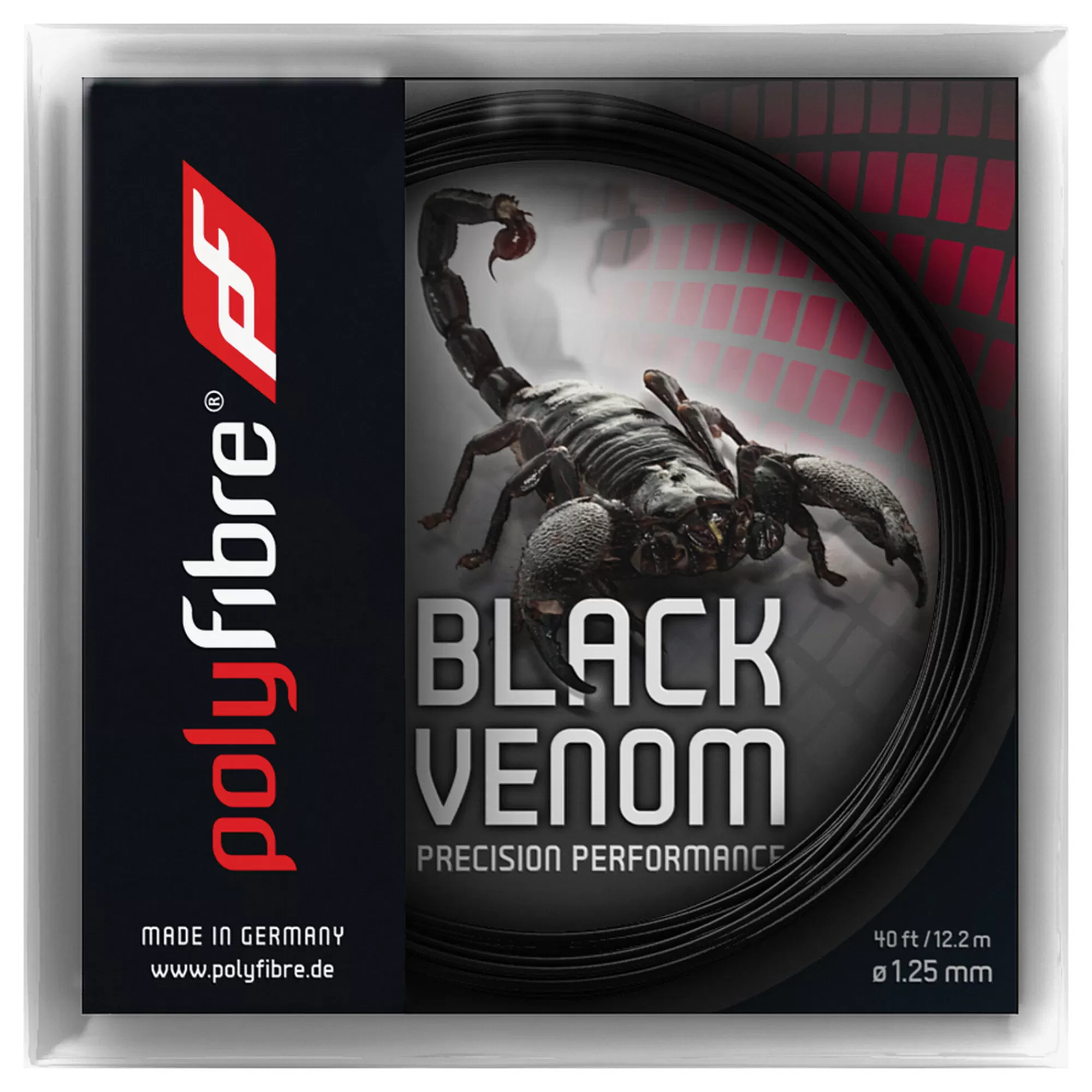 Black Venom String Set 12,2m - Black>Polyfibre Fashion