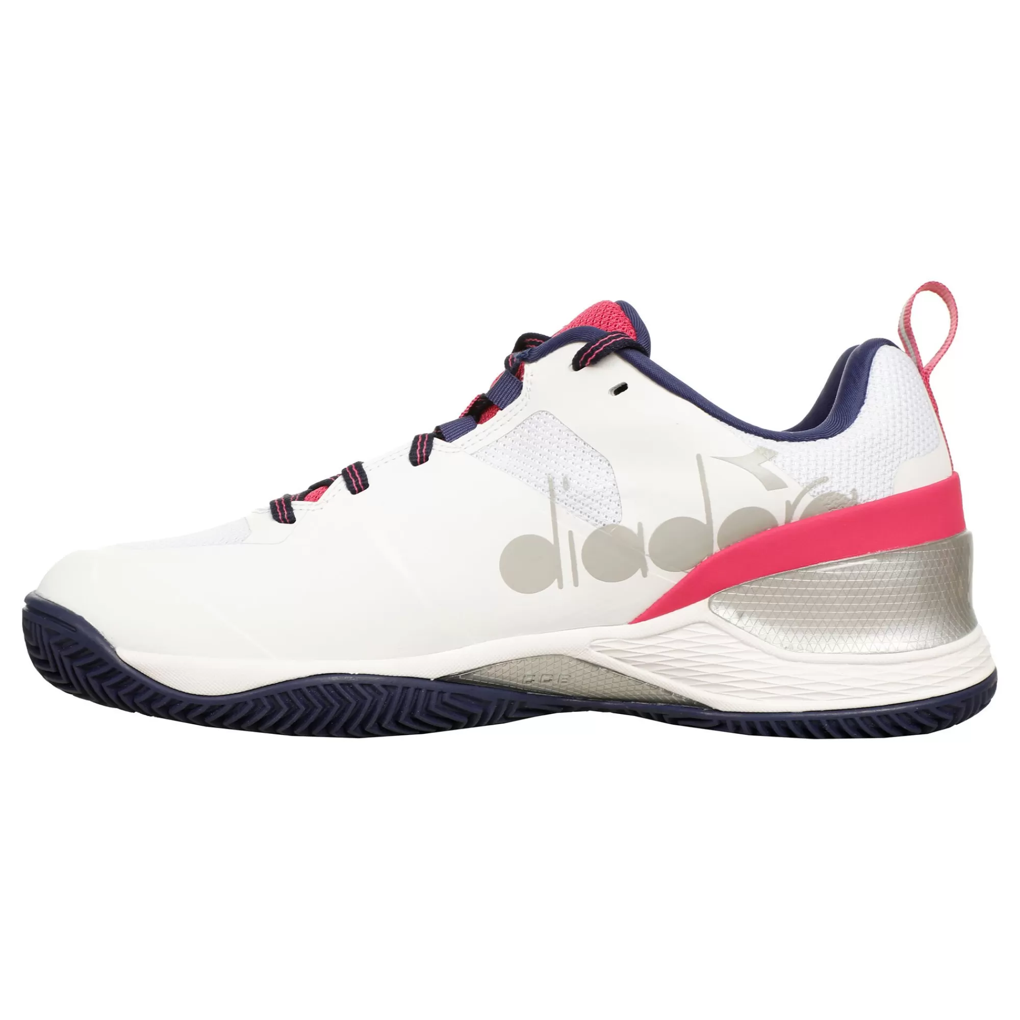 Blushield Torneo 2 Clay Court Shoe Women - White, Pink>Diadora Fashion