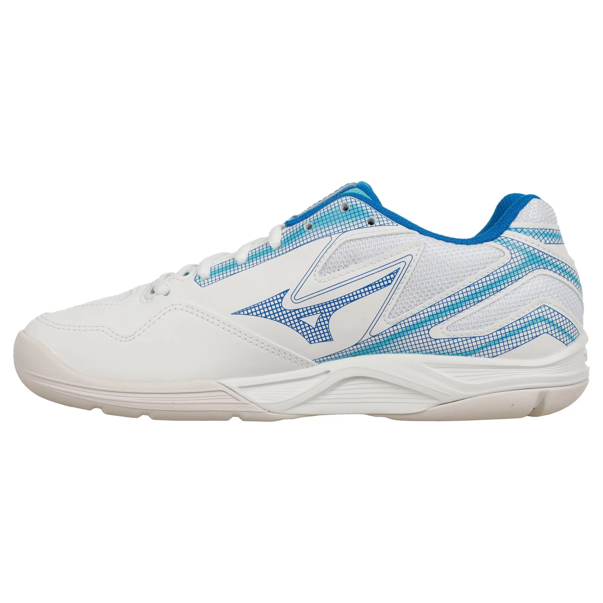 Break Shot Carpet Shoe Women - White, Blue>Mizuno Discount