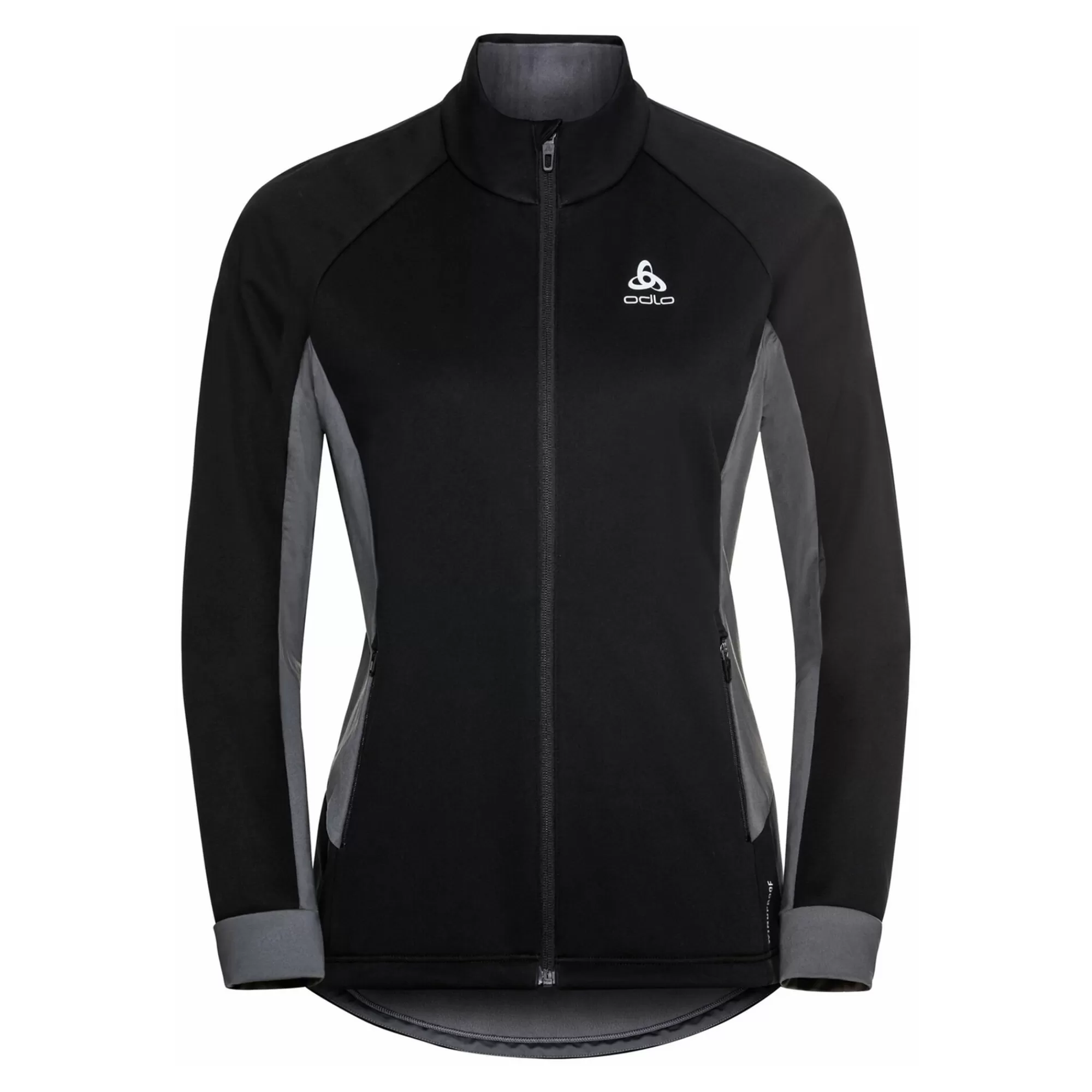 Brensholmen Running Jacket Women - Black, Grey>Odlo New