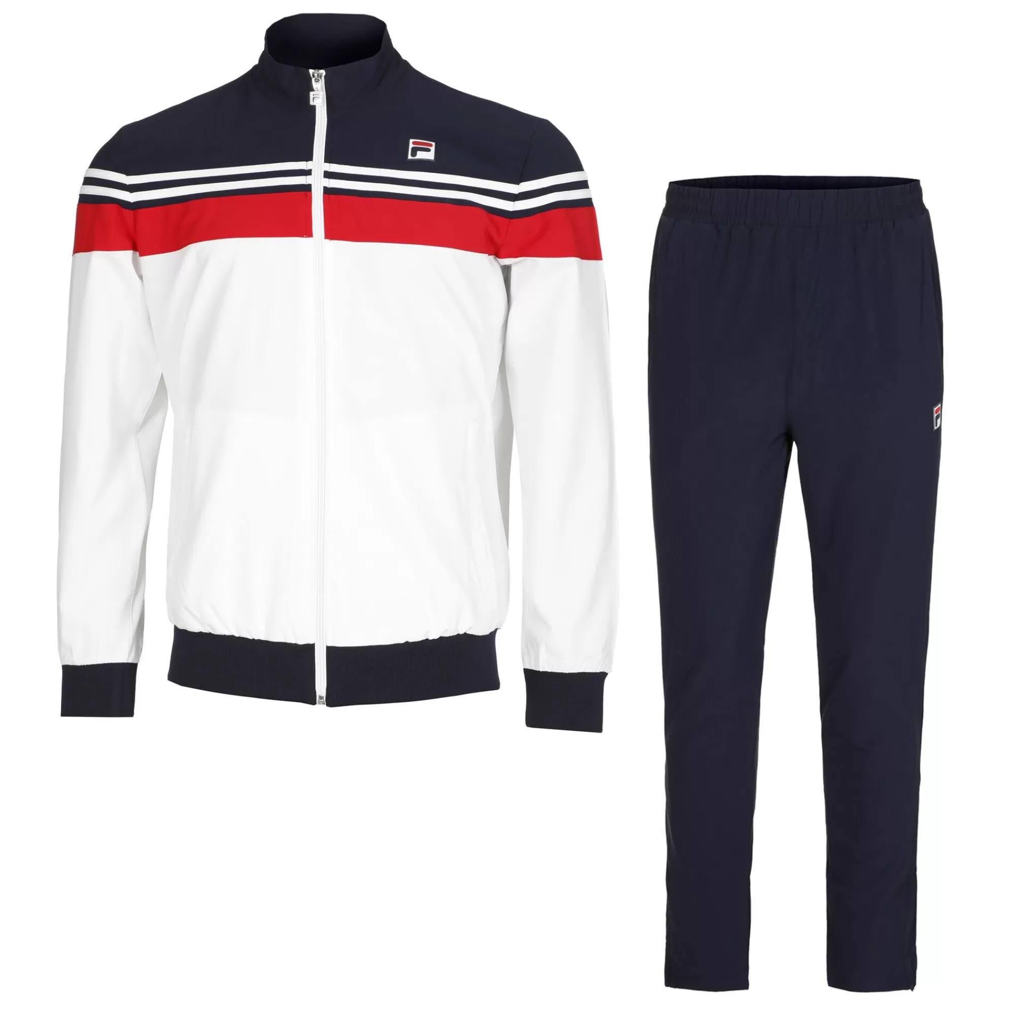 Bruno Tracksuit Men - White, Red>Fila Best Sale
