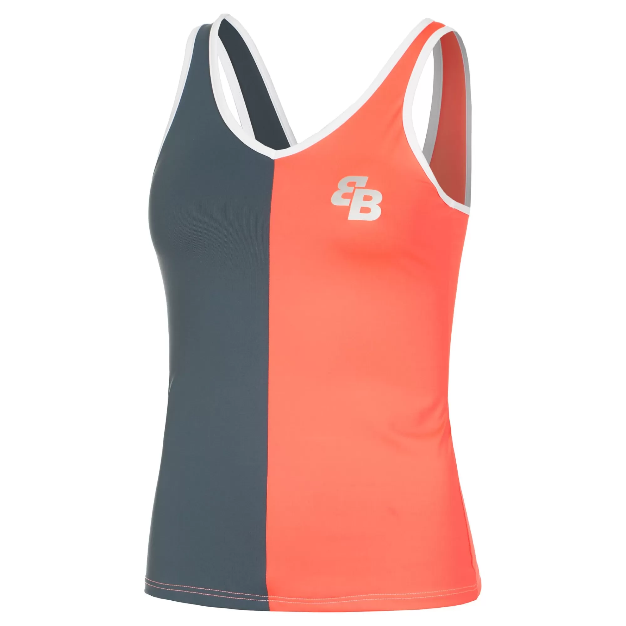 Carlin Tank Top Women - Coral, Blue-gray>BB by Belen Berbel Store