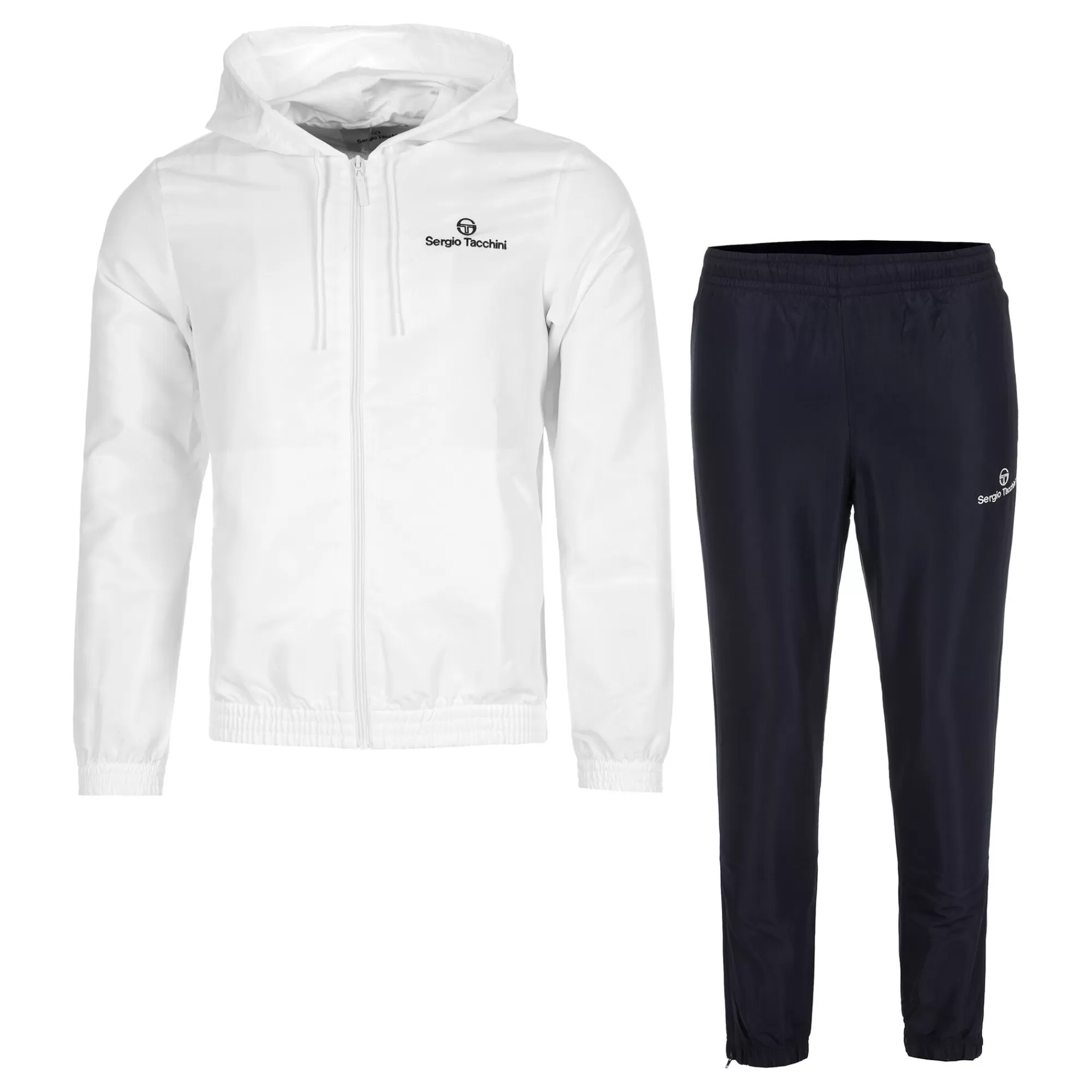 Carson Hoody Tracksuit Men - Blue, White>Sergio Tacchini New