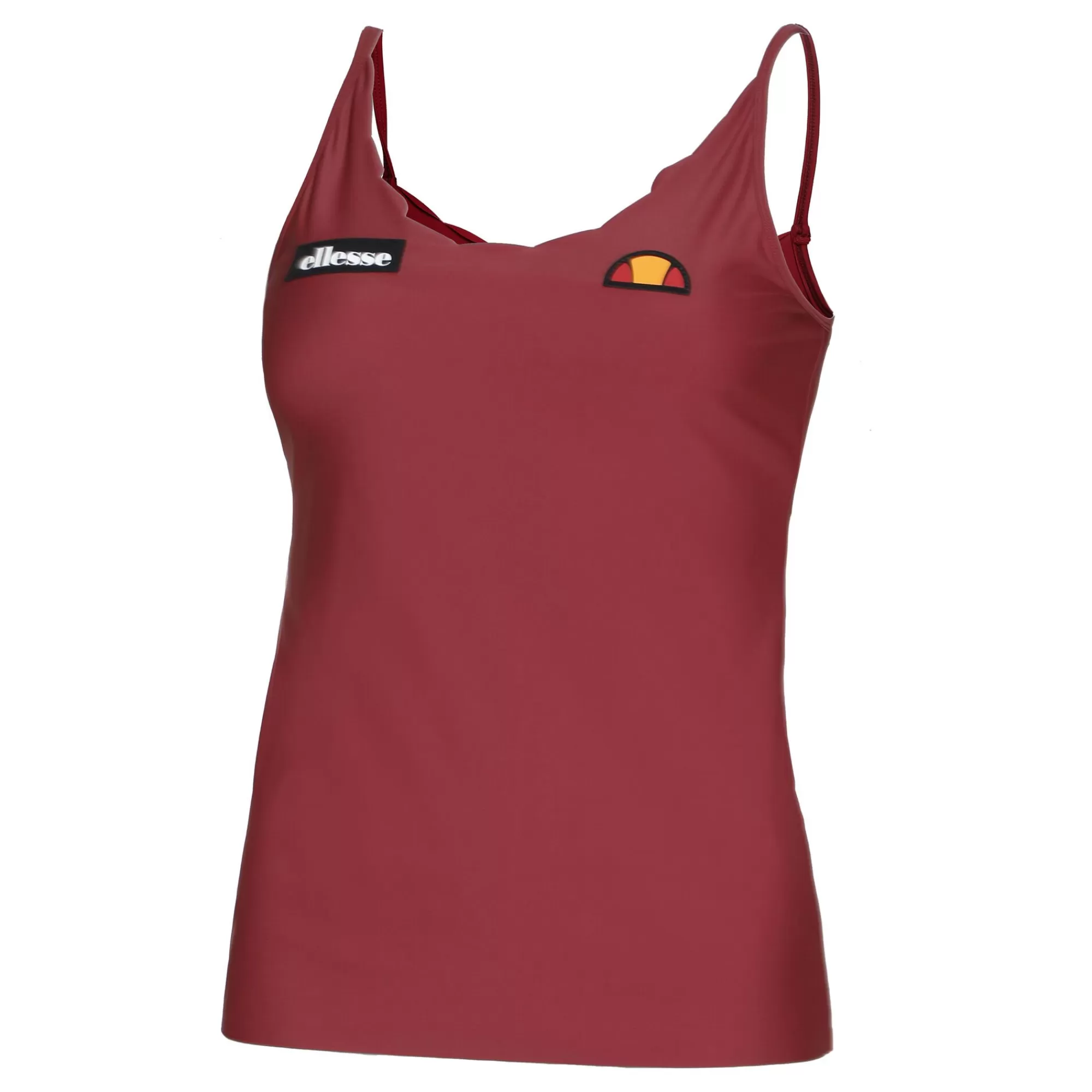 Ceilia Tank Top Women - Dark Red>Ellesse Clearance