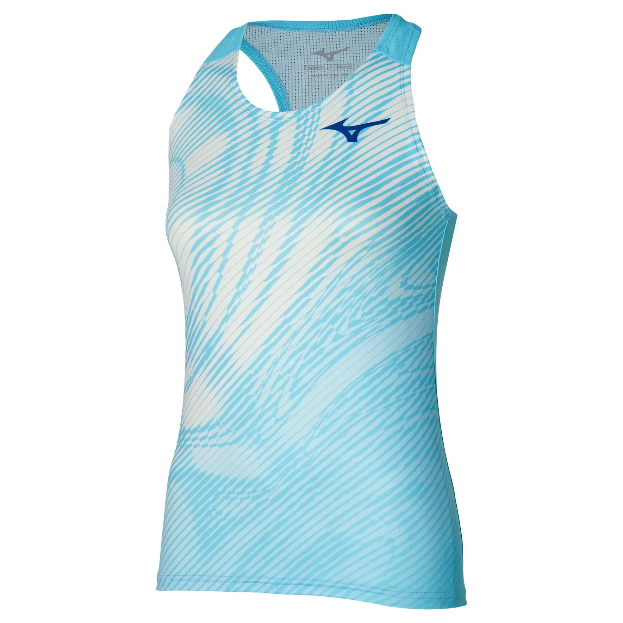 Charge Printed Tank Top Women - Light Blue>Mizuno Store