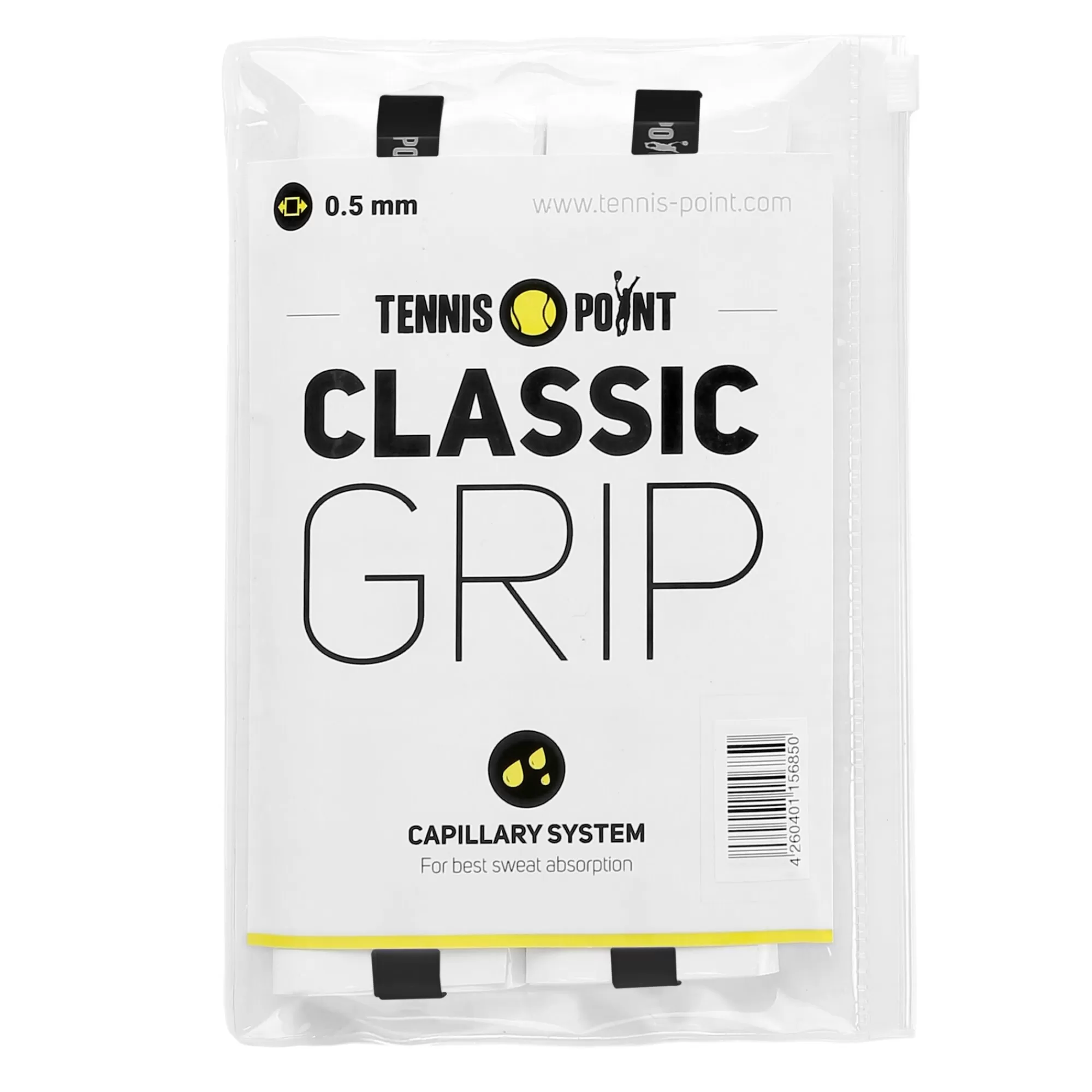 Classic Grip 12 Pack - White>Tennis-Point Outlet