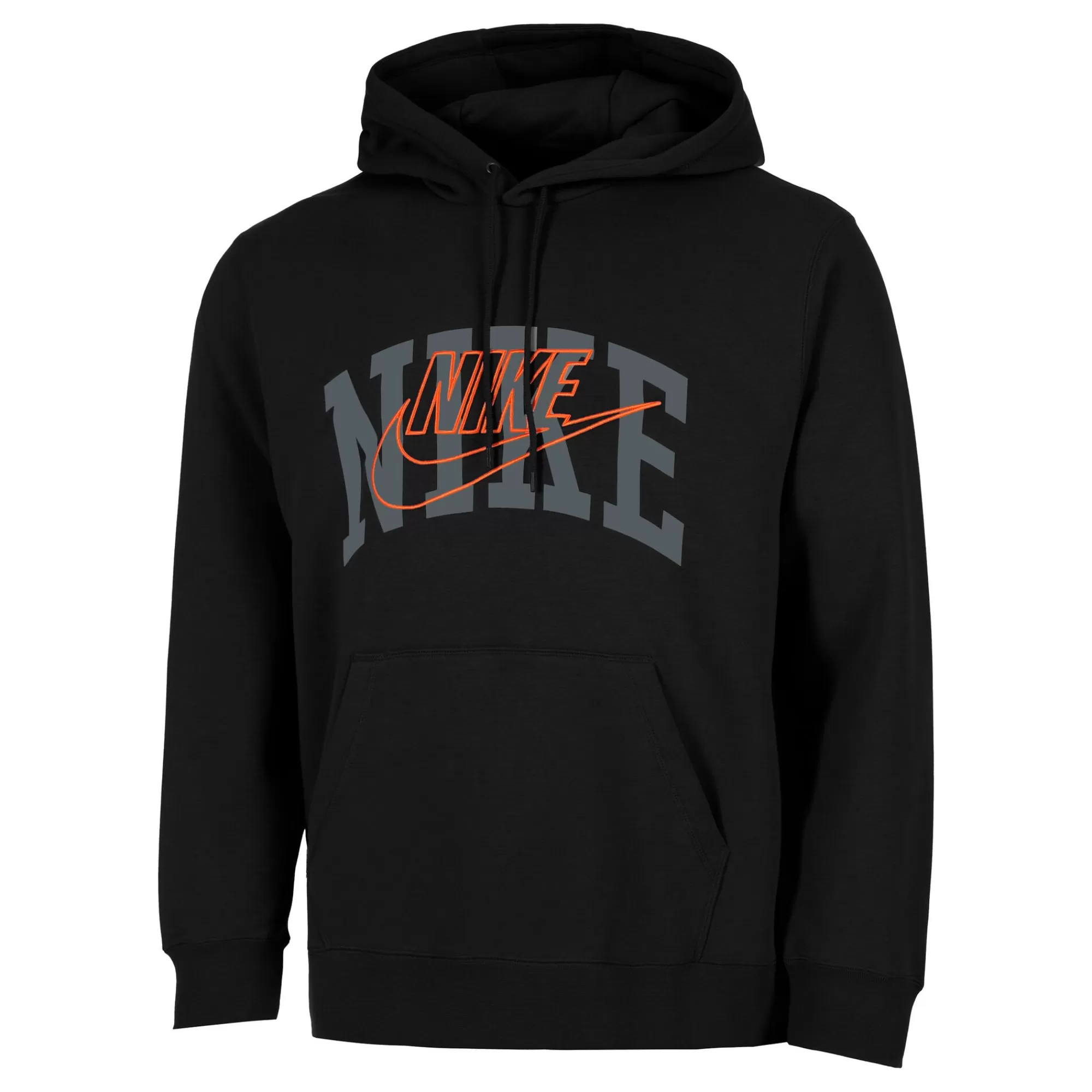 Club Hoody Men - Black, Orange>Nike New