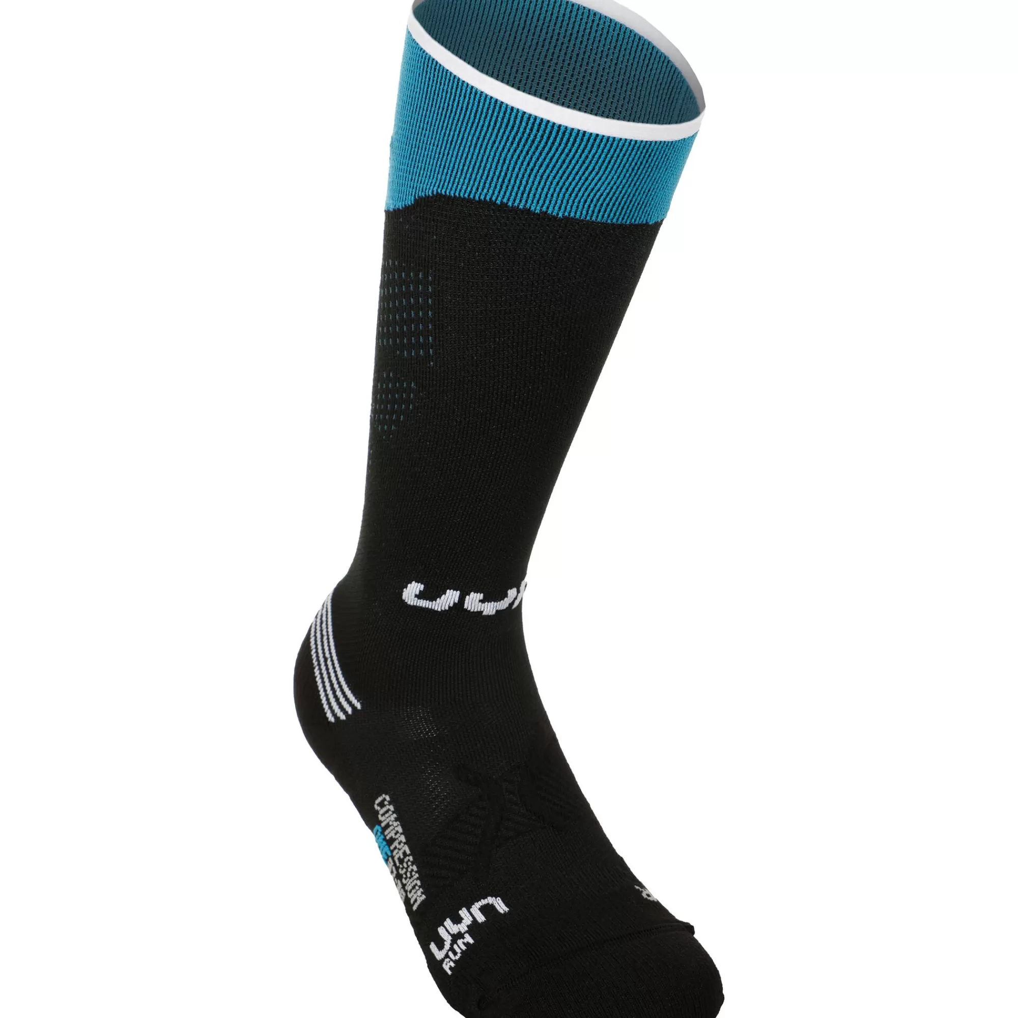 Compression One Running Socks Women - Black, Turquoise>UYN Outlet