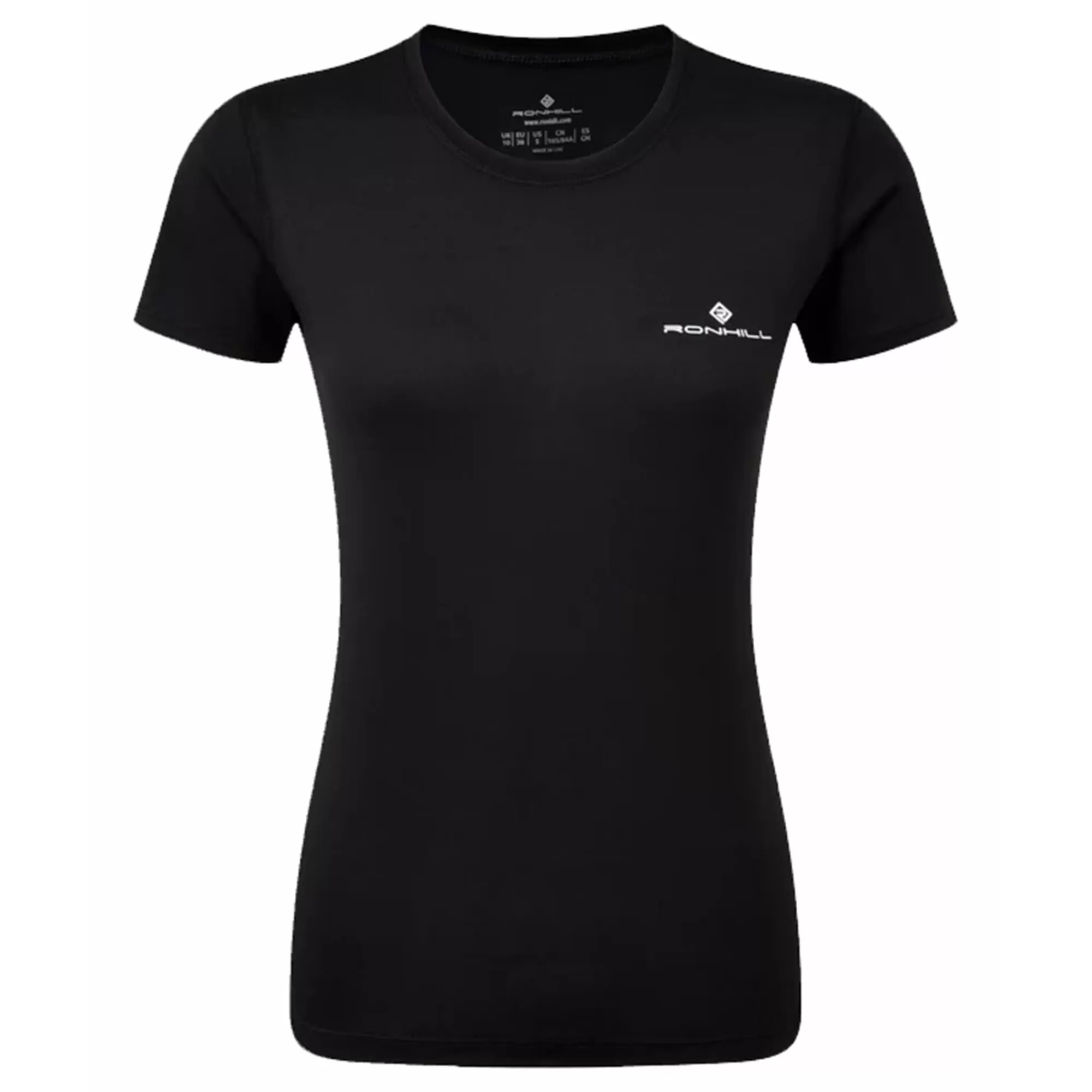 Core Running Shirt Women - Black, White>Ronhill Best Sale