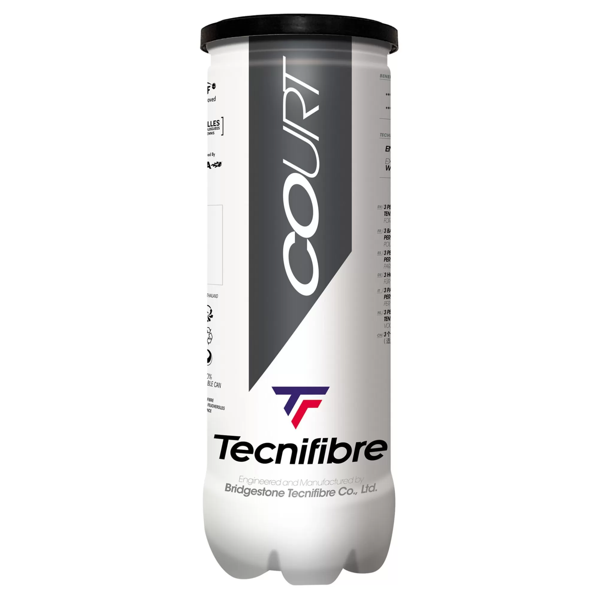 Court 3er 3 Ball Tube>Tecnifibre Discount